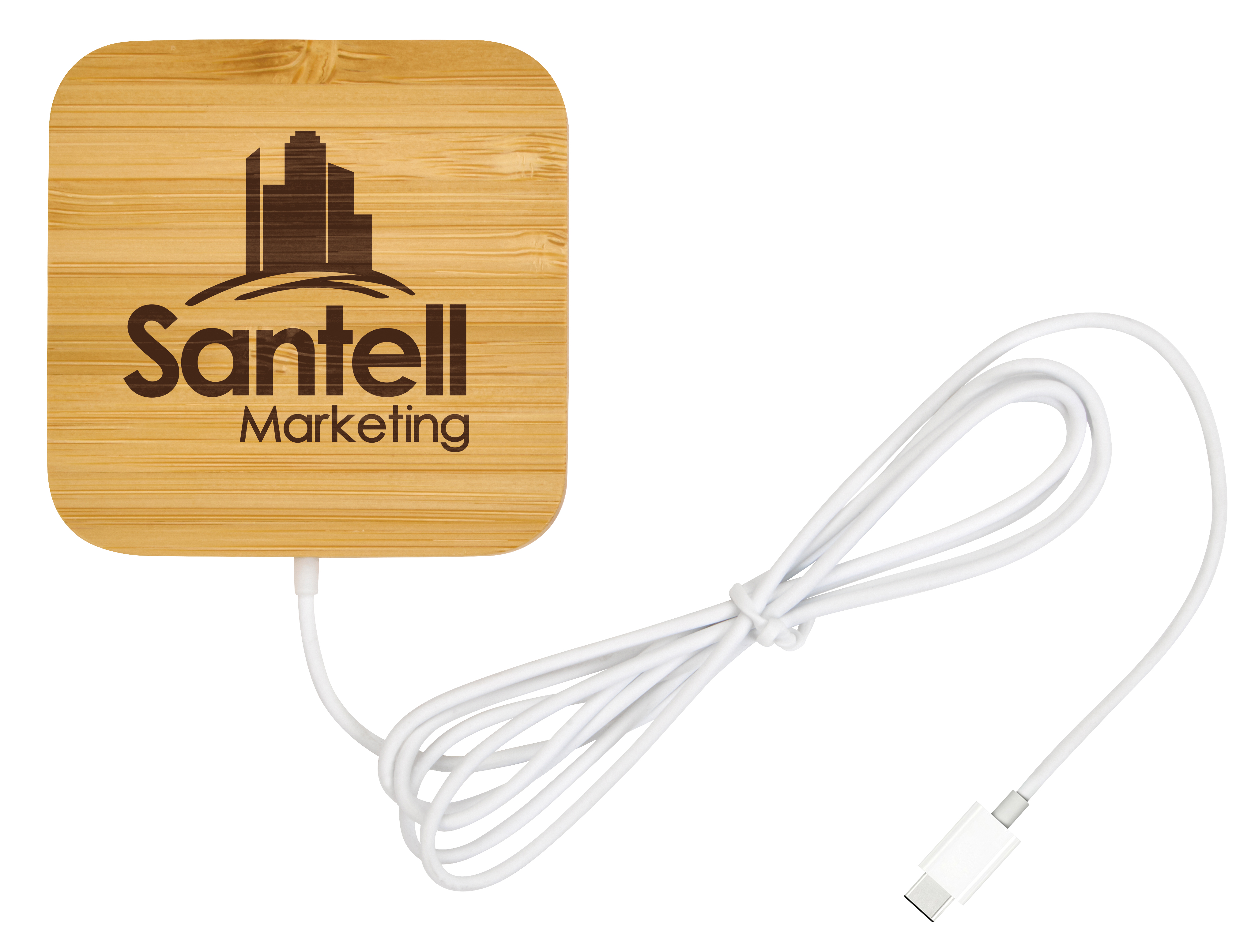 Good Value™ Bamboo Magnet-Hold 15W Wireless Charger 7