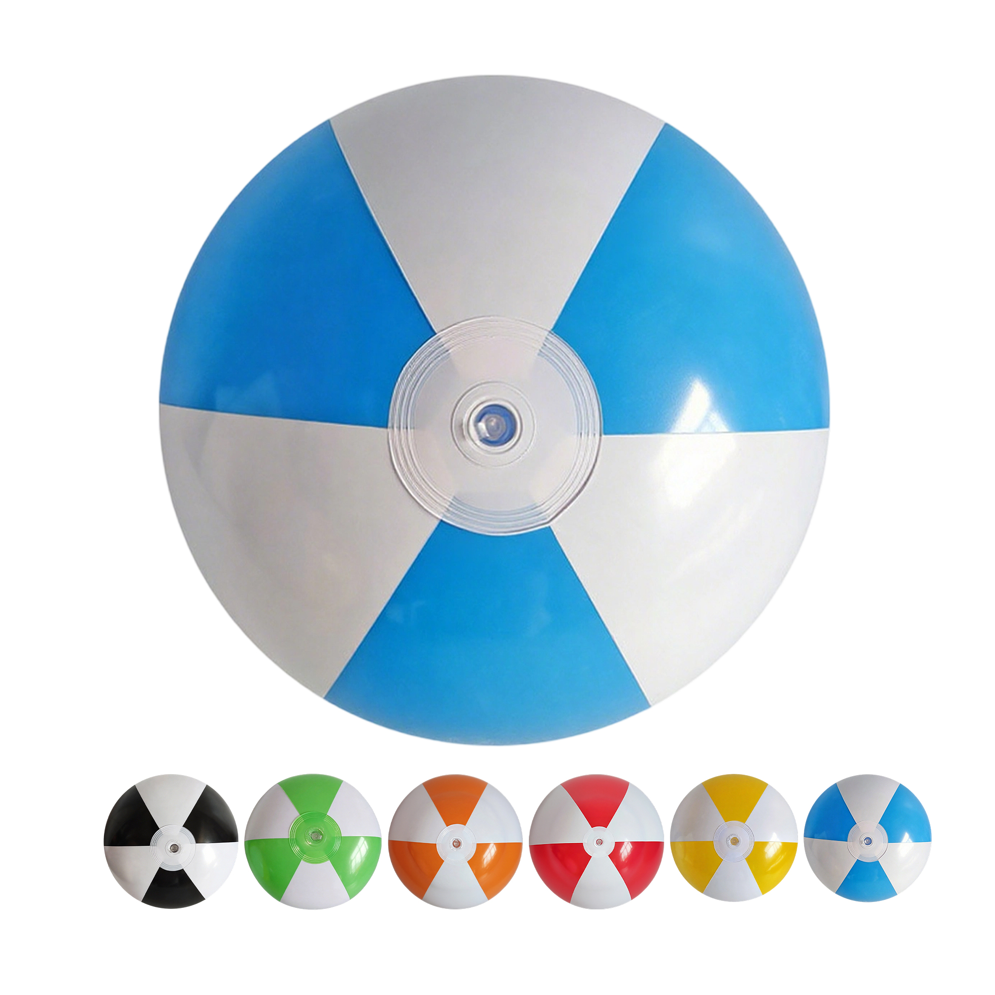 PVC Inflatable Ball With Two Tone Design 14" Diameter 9