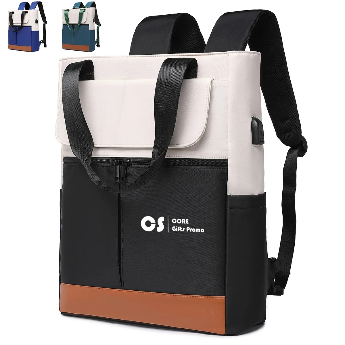 Stylish Contrast Color Waterproof Backpack 3