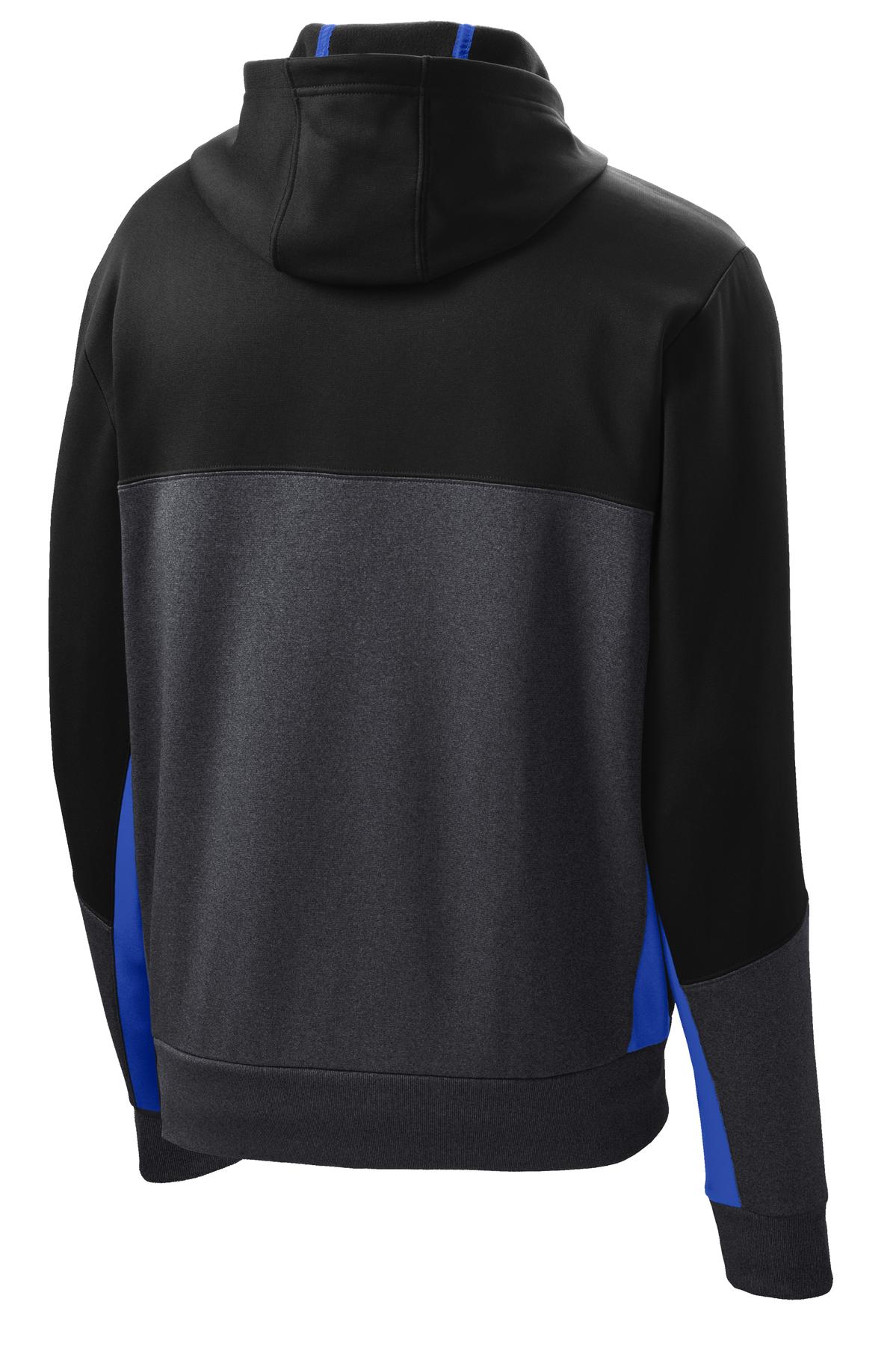 Sport-Tek Tech Fleece Colorblock Full-Zip Hooded Jacket. ST245 20