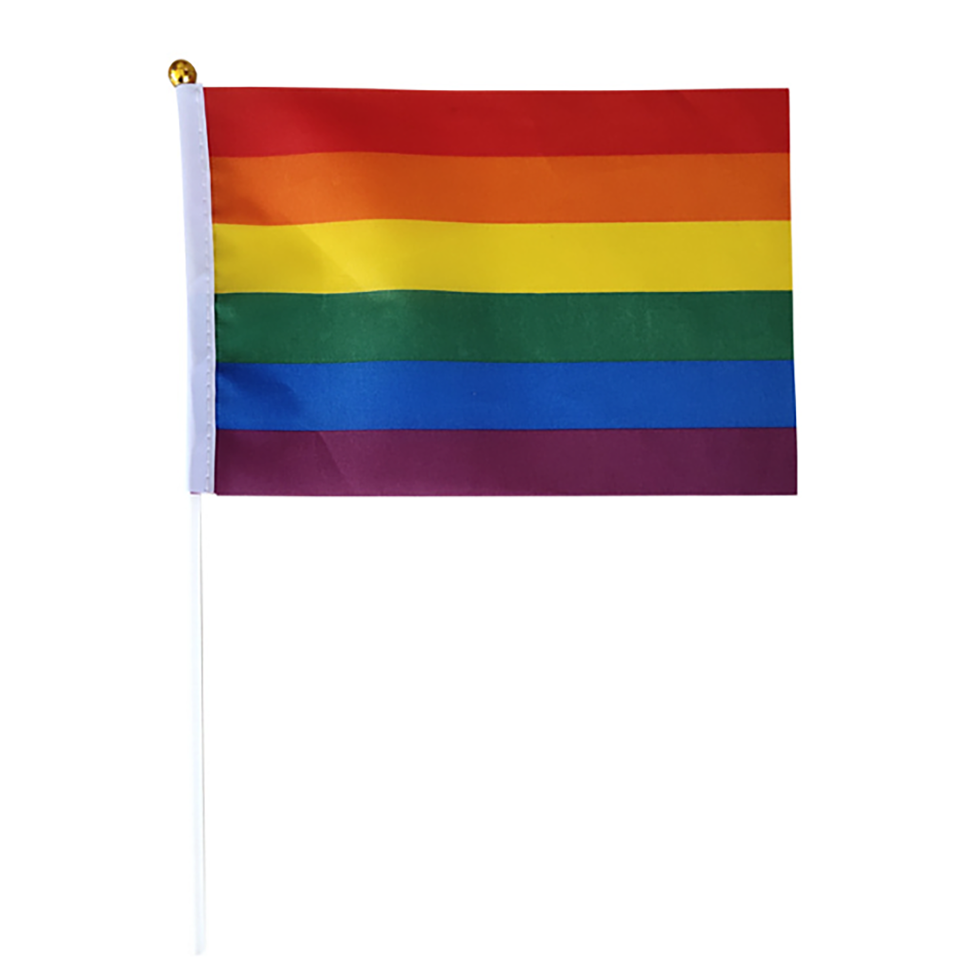 Rainbow Small Hand Flag