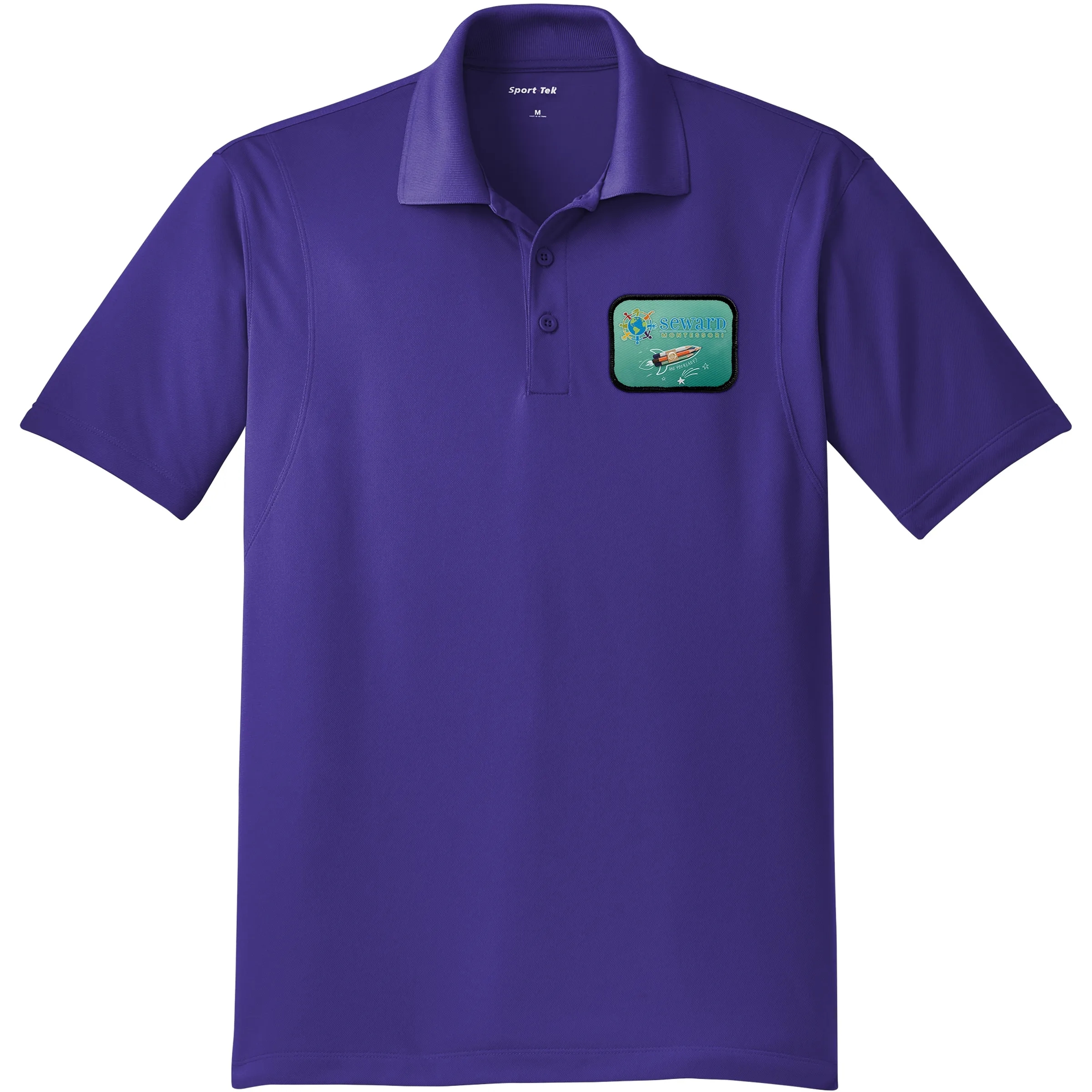 SPORT-TEK(R) MICROPIQUE SPORT-WICK(R) POLO WITH EMBLEM 12