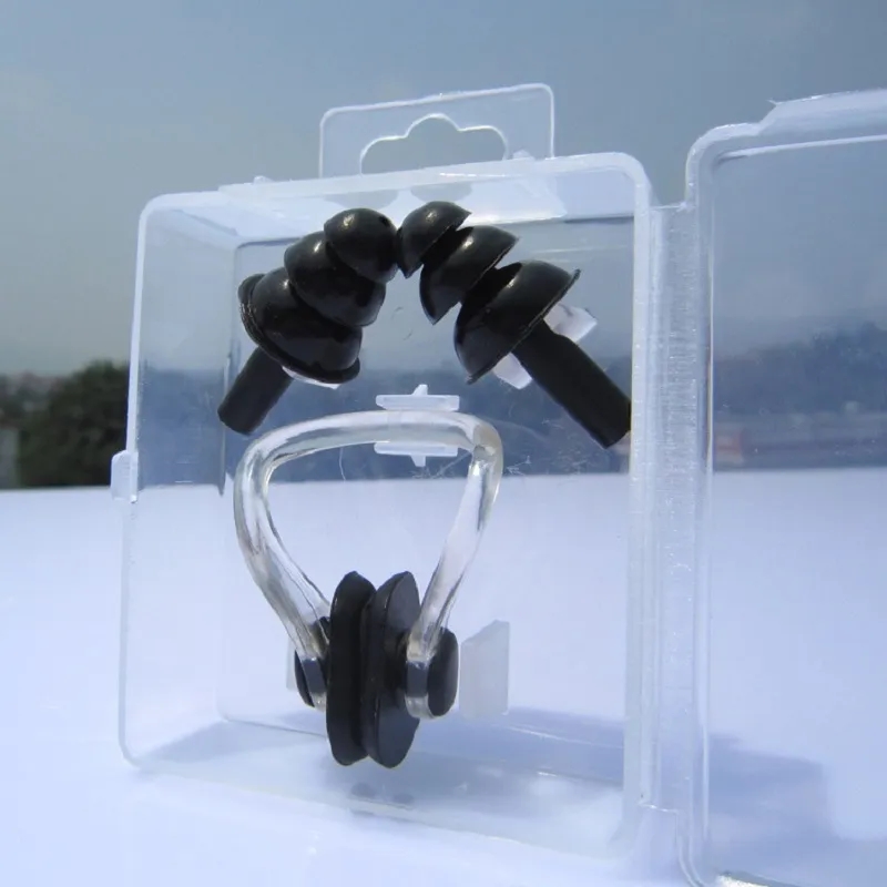 Silicone Swimming Earplugs and Nose Clip Set 15