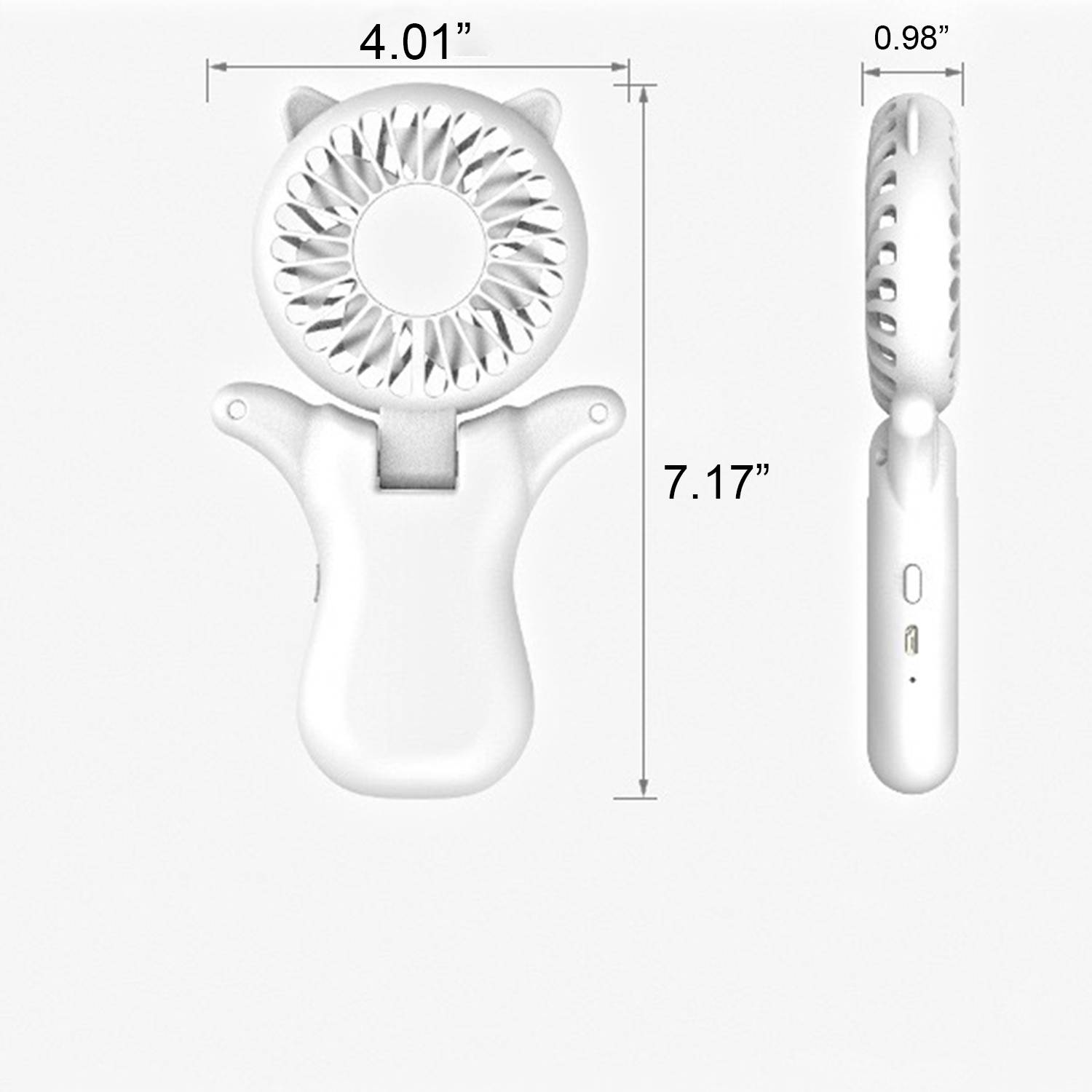 USB Charging Mini Handheld Fan 4
