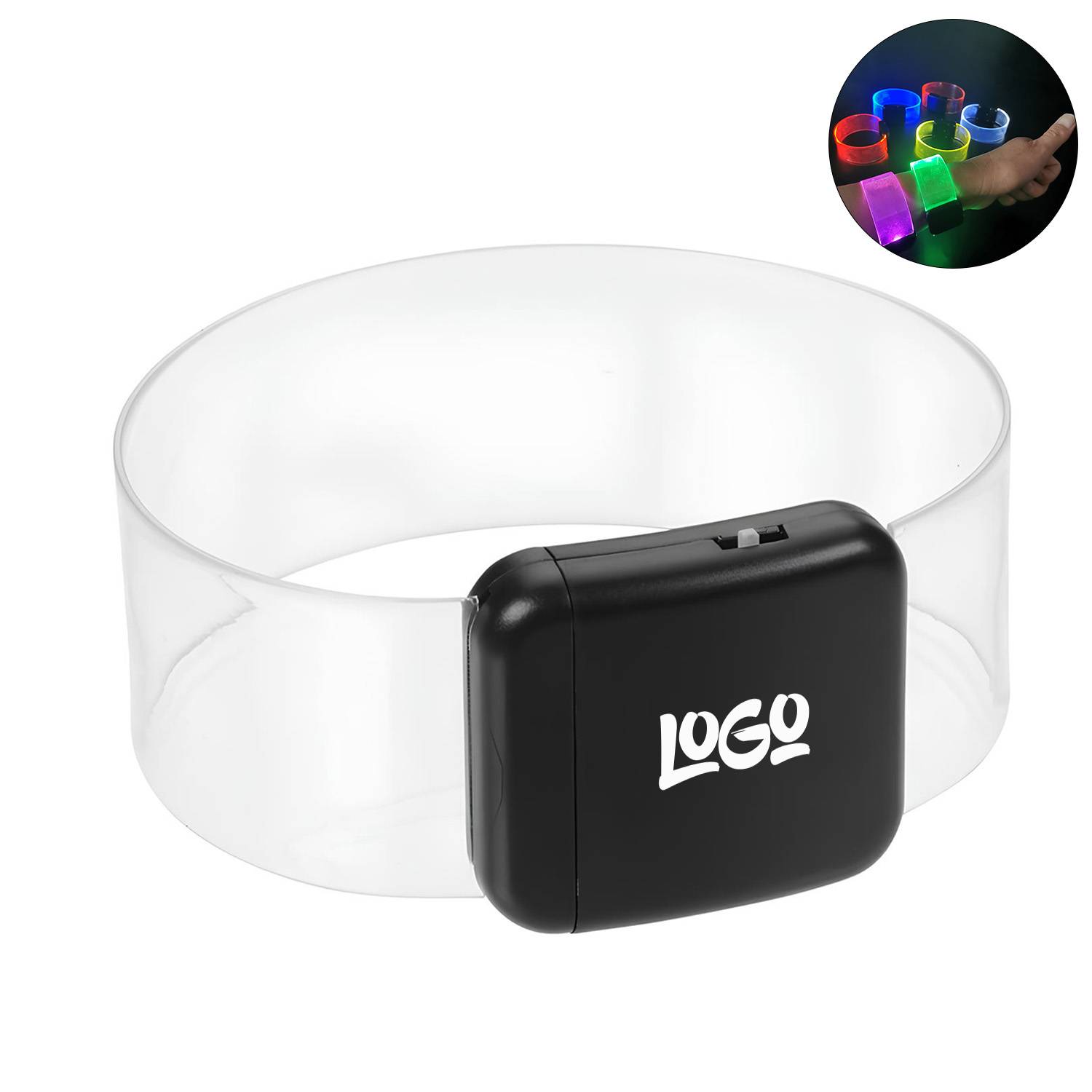 Transparent TPU Luminous Magnetic Bracelet 2