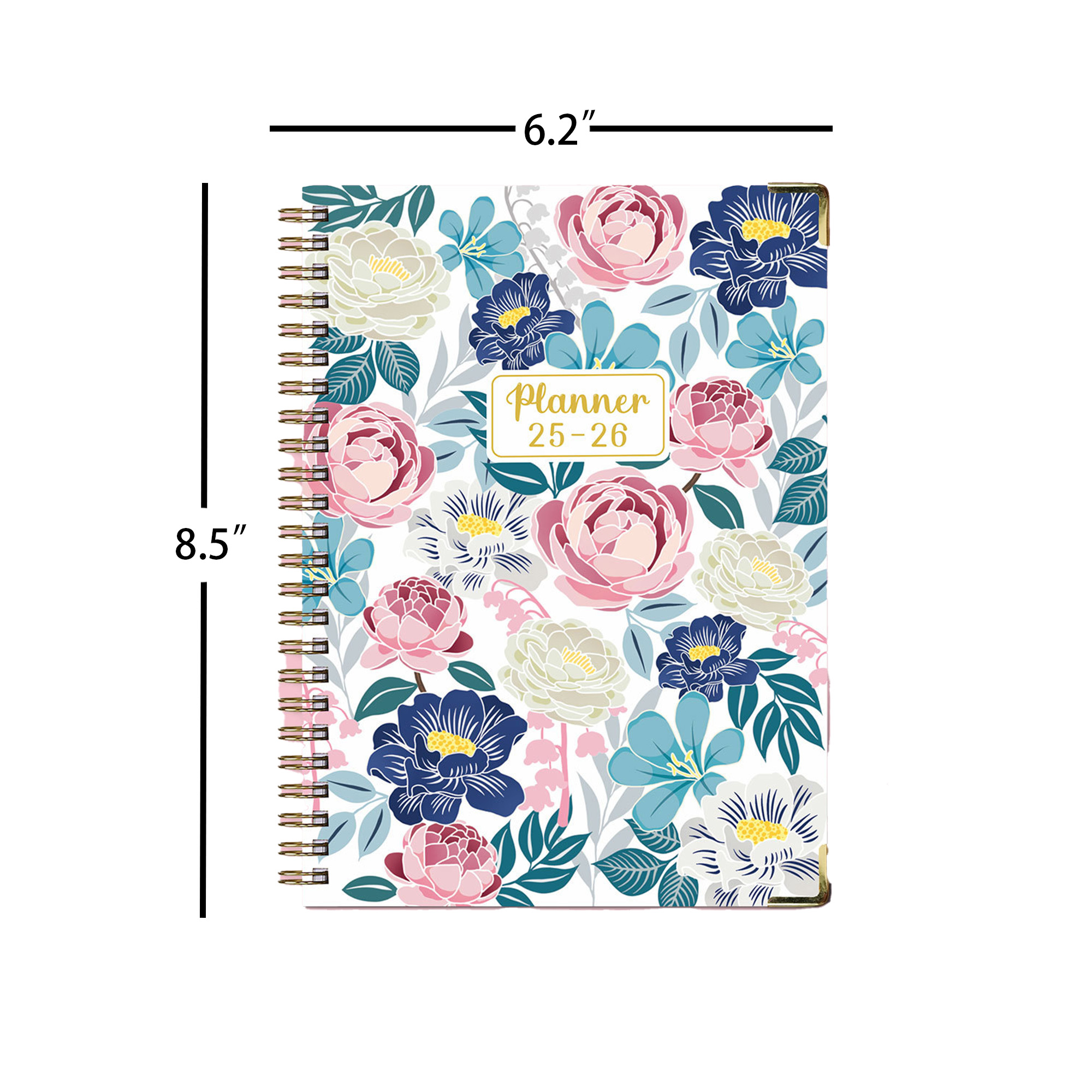 Spiral Notebook 2025-2026 English Organizer 3