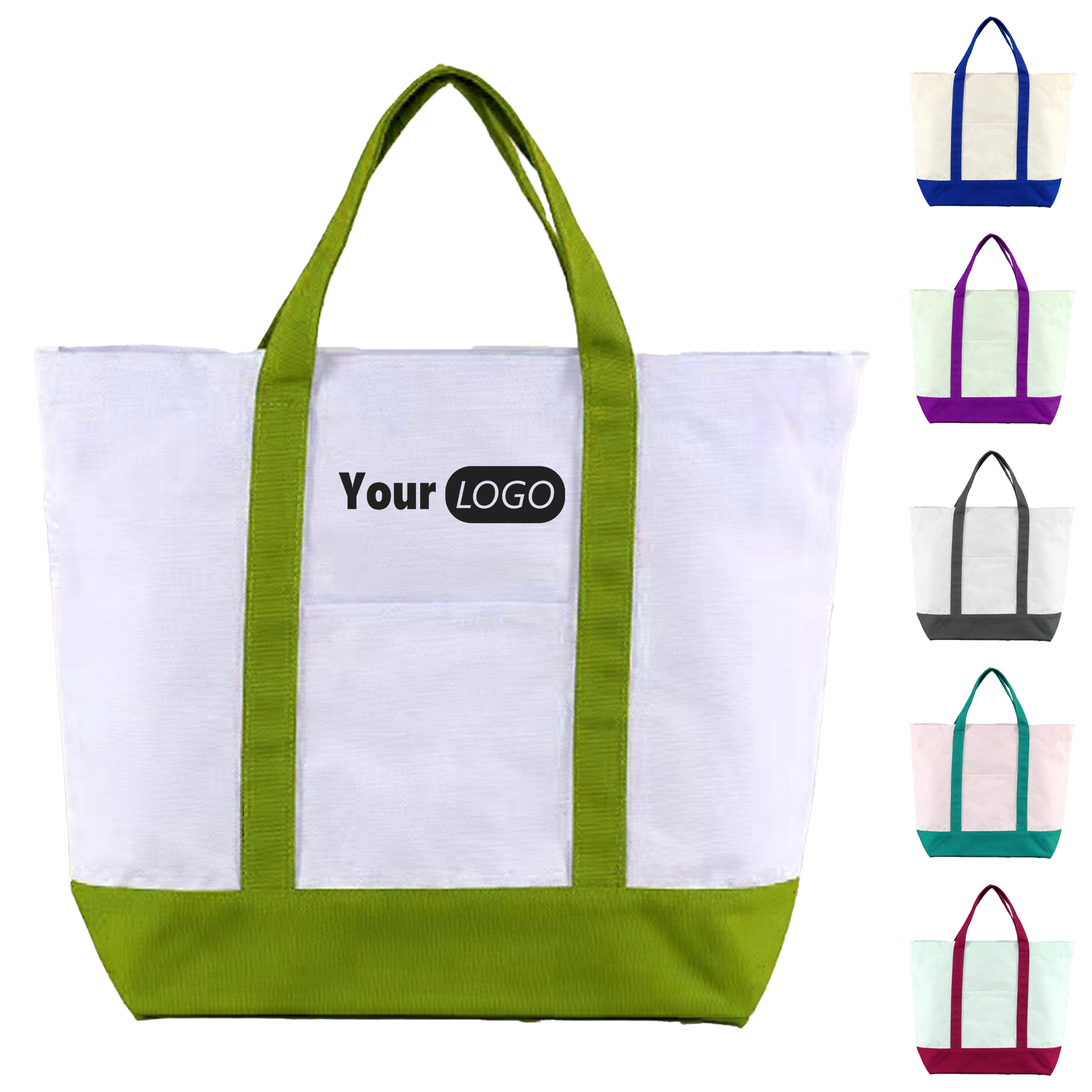 Canvas Tote Bag with Logo, custom tote bag with logo imprint 2
