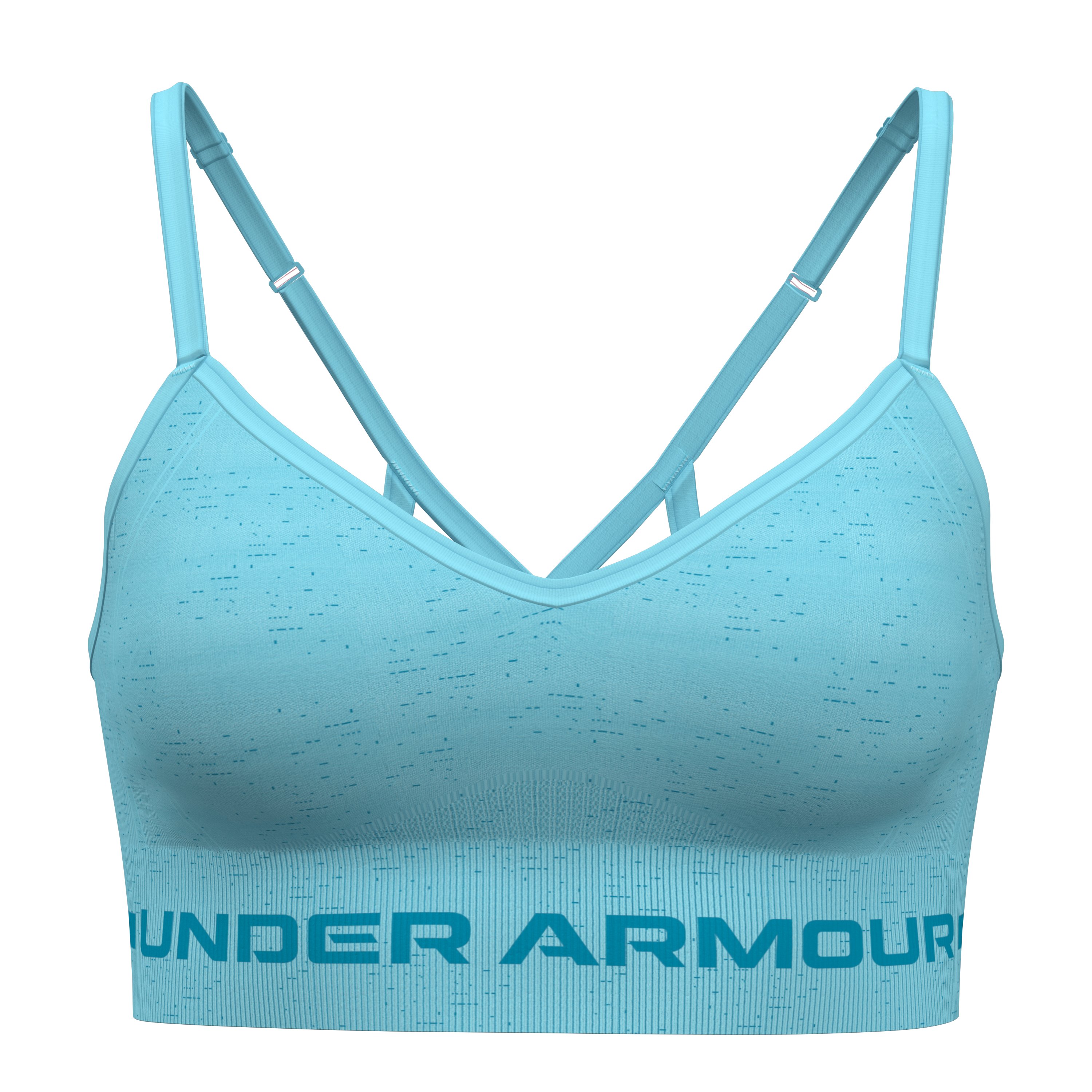 UA Seamless Low Long Heather Women's Sports Bra 8