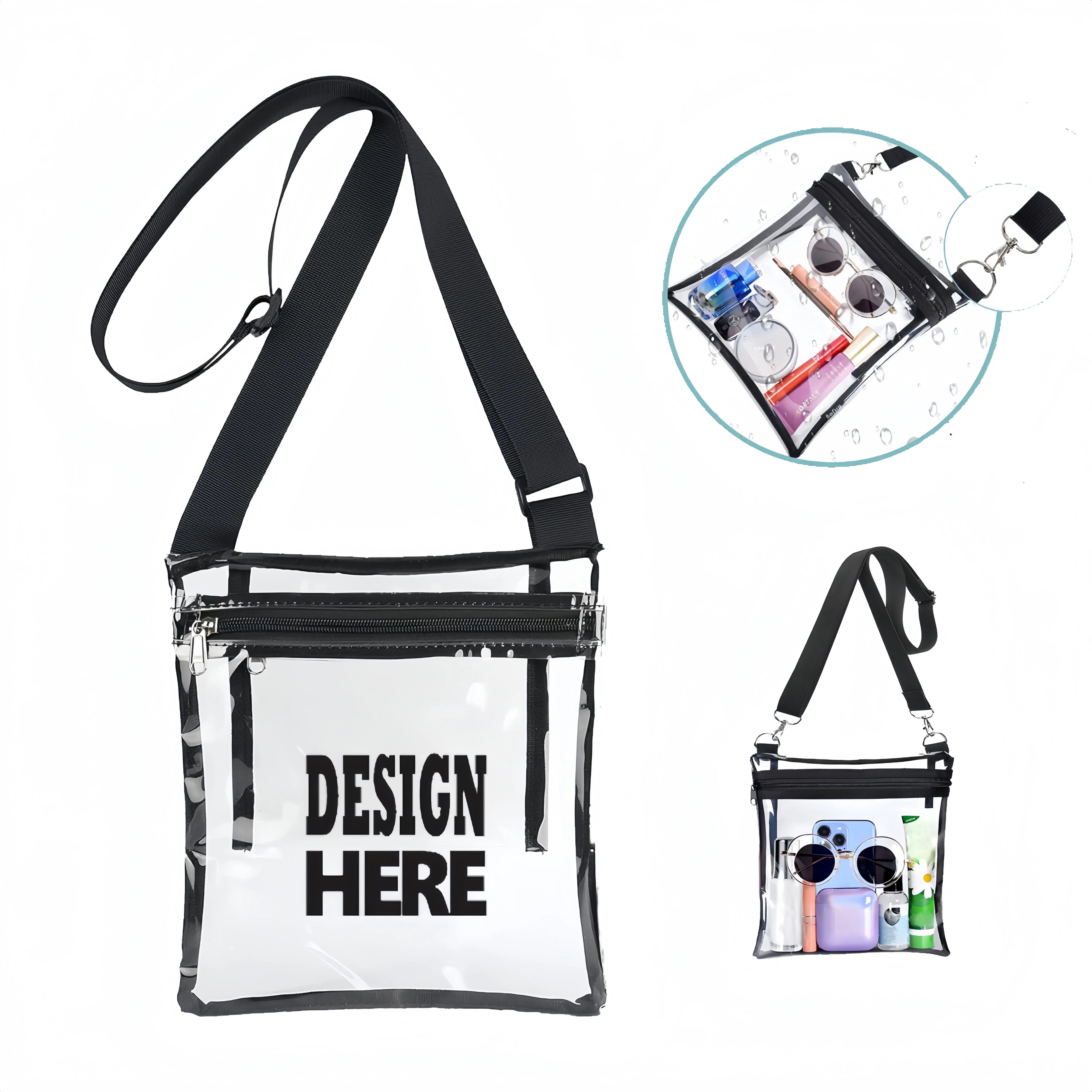 Clear Waterproof Shoulder Bag 3