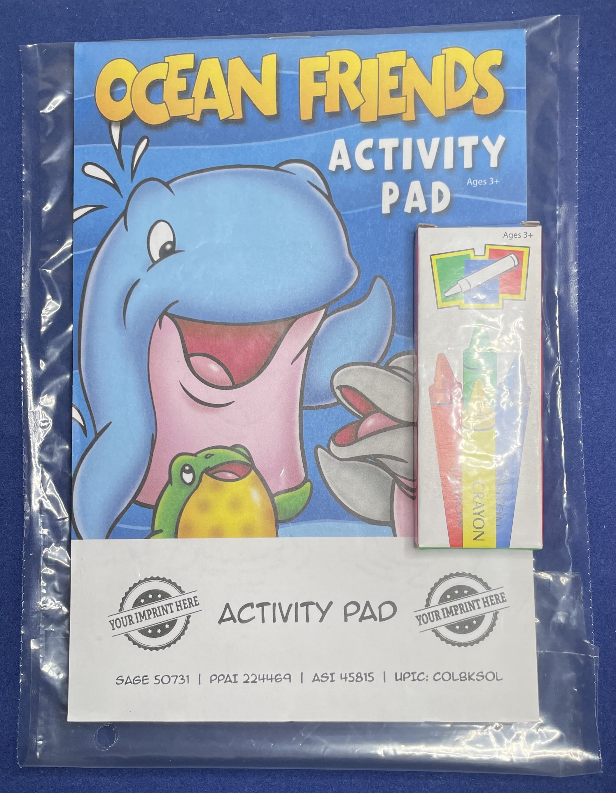ACTIVITY PAD SET - Ocean Friends Activity Pad Fun Pack 4