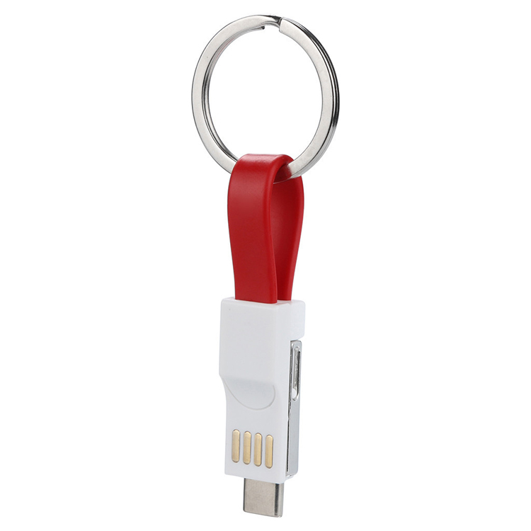 Keychain With 2 in-1 Charging cable 2