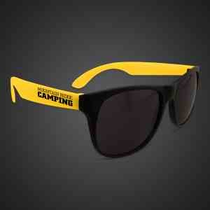 Neon Sunglasses With Yellow Arms