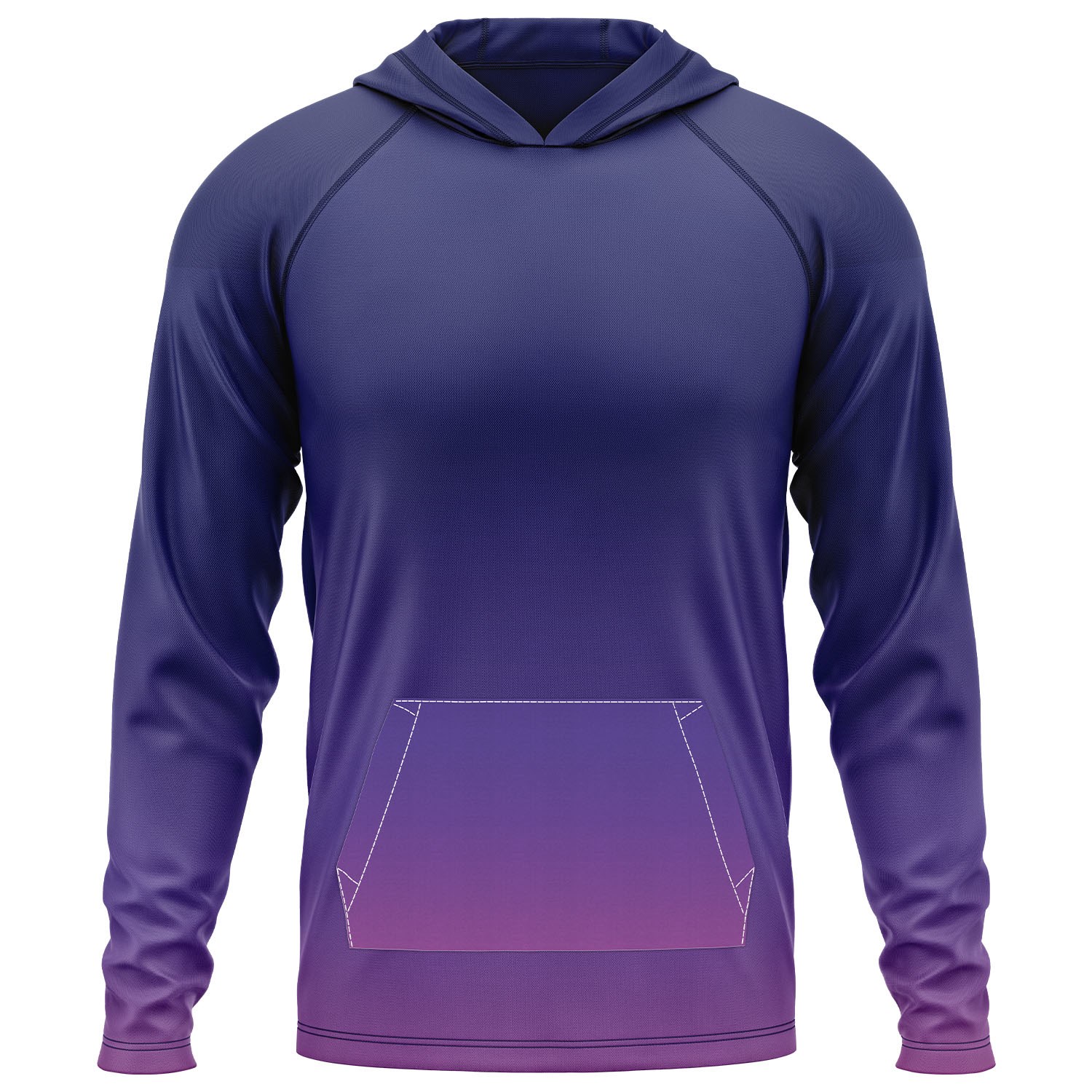 Unisex 180 GSM Jersey Knit Cotton Feel Sublimation Hoodie w/ Kangaroo Pocket 4