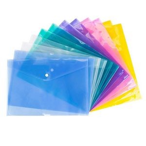 Plastic Letter-Size Envelope With Snap Closure 2