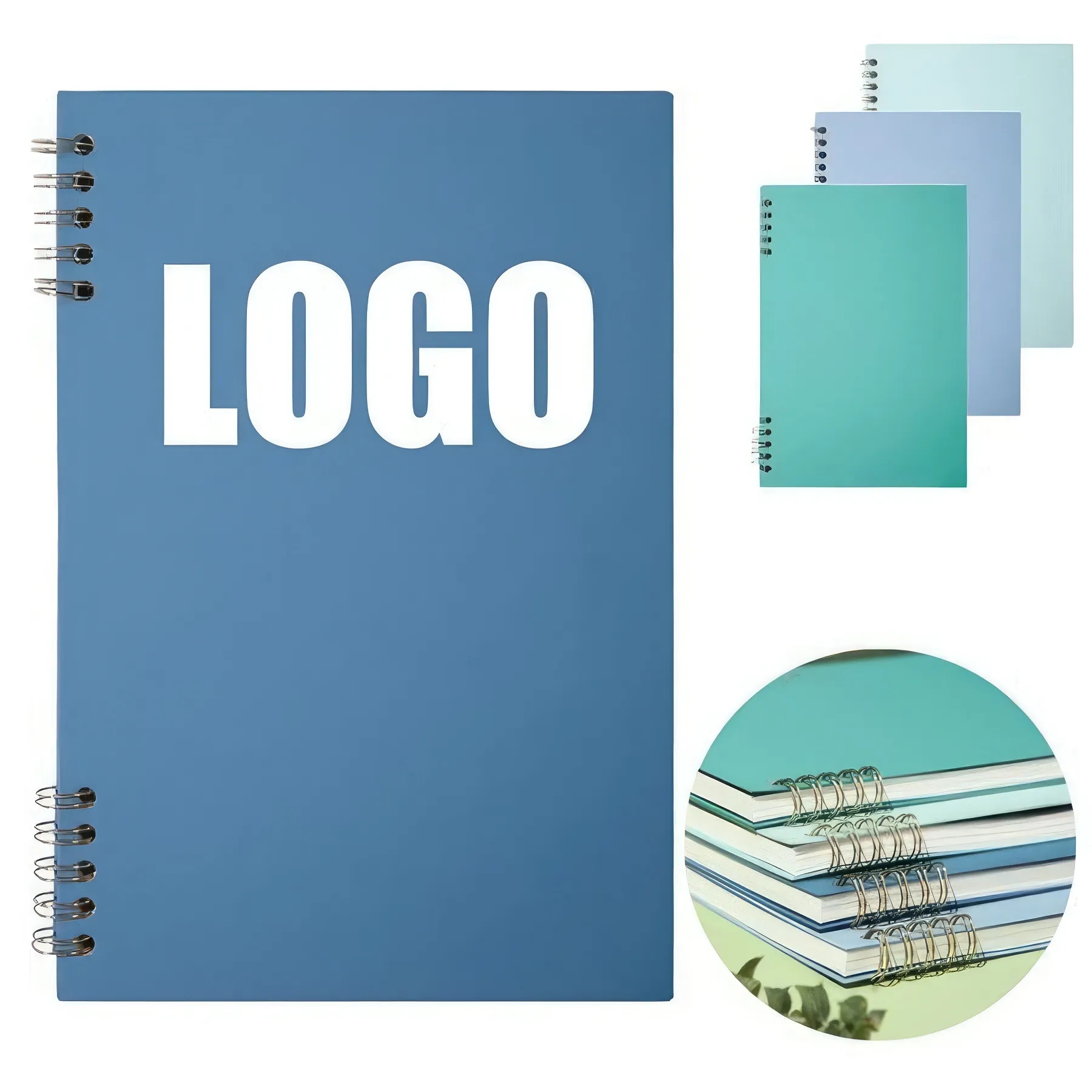 PU Leather A5 Business Travel Journal Binder Notebook 1