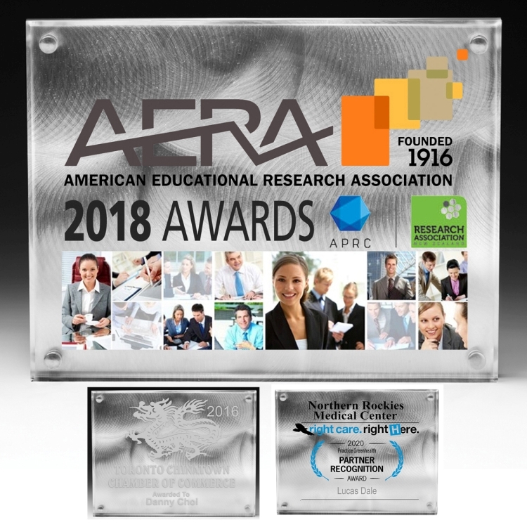 Alumo-Tech II Plaque ( 7" x 9" x 1") - Screen Print