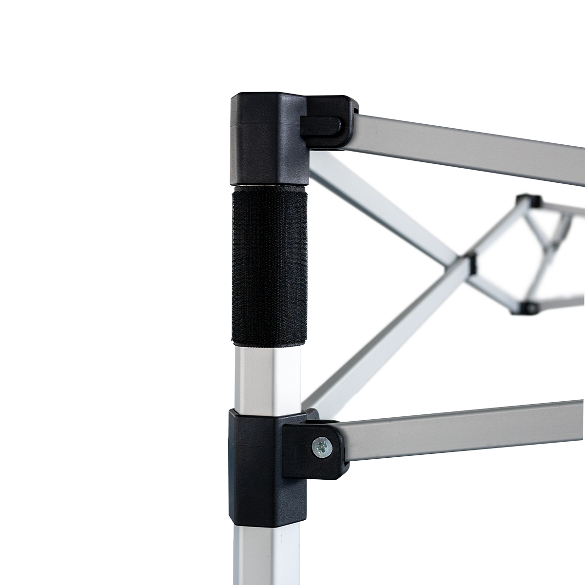 13'x13' Premium Hex Aluminum Frame Tent Kit w/Full Rear Wall 2