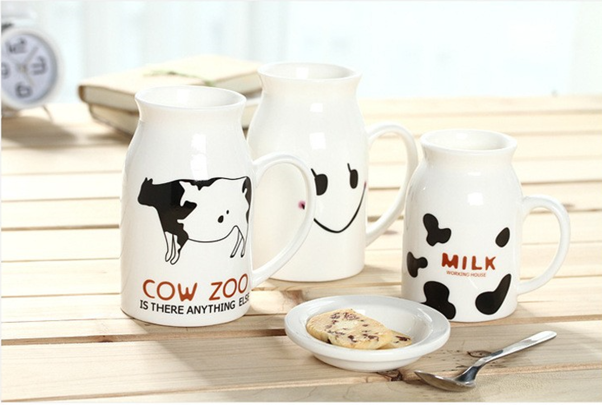 Colorful ceramic milk cups 3
