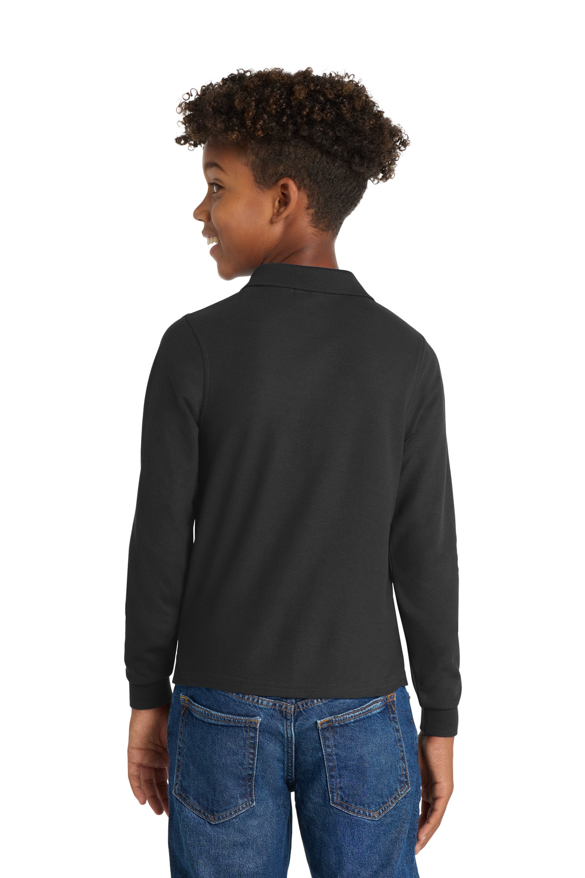 Port Authority Youth Long Sleeve Silk Touch Polo. Y500LS 29