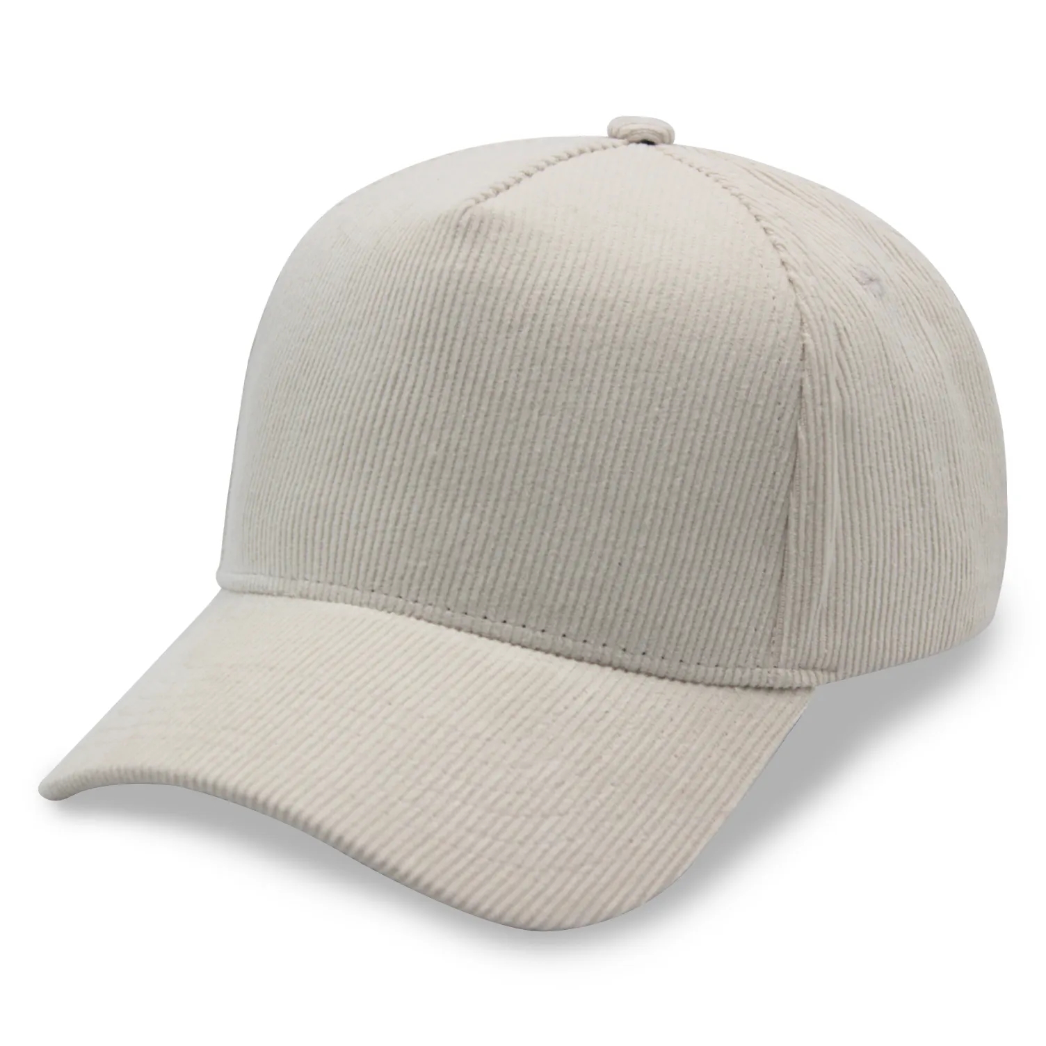 A Frame Corduroy 5 Panel Baseball Cap Snapback