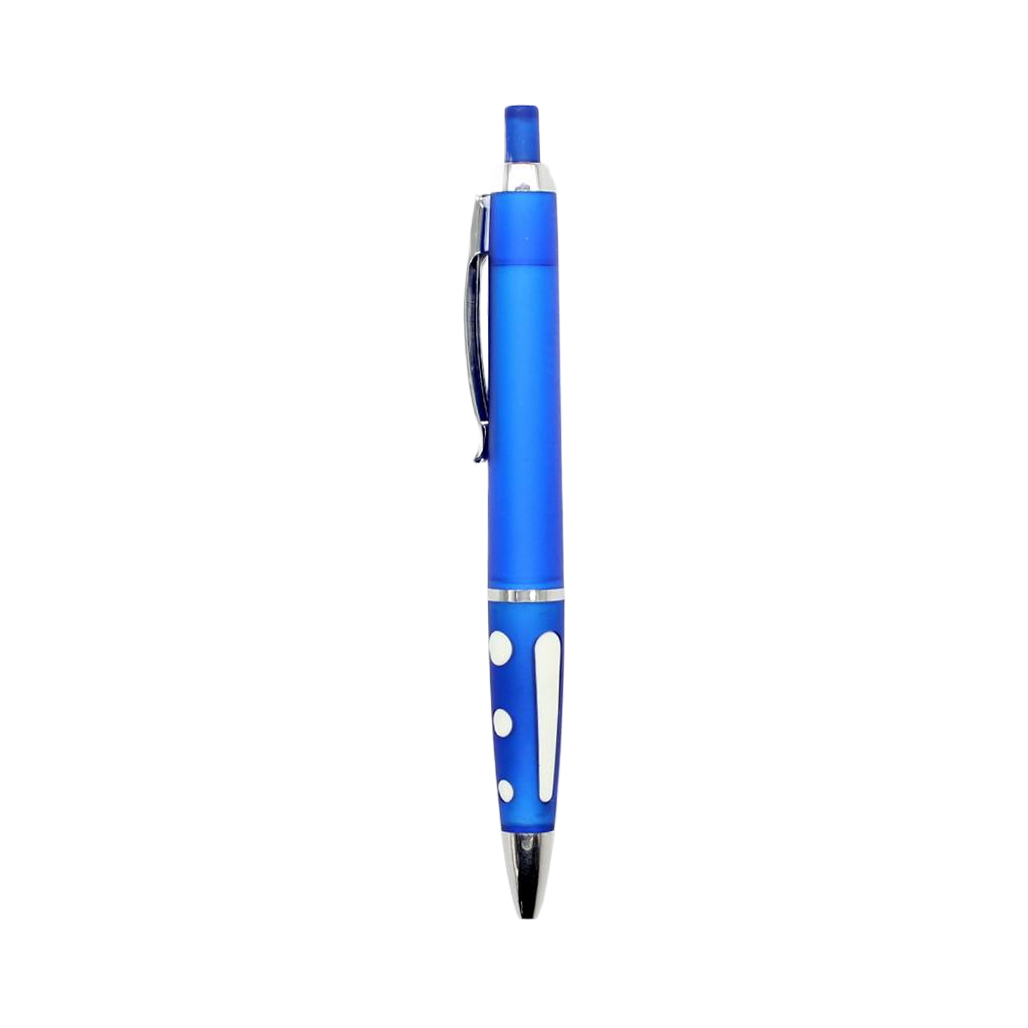 Erasable Retractable Plastic Ballpoint Pen W/ Metal Clip 2