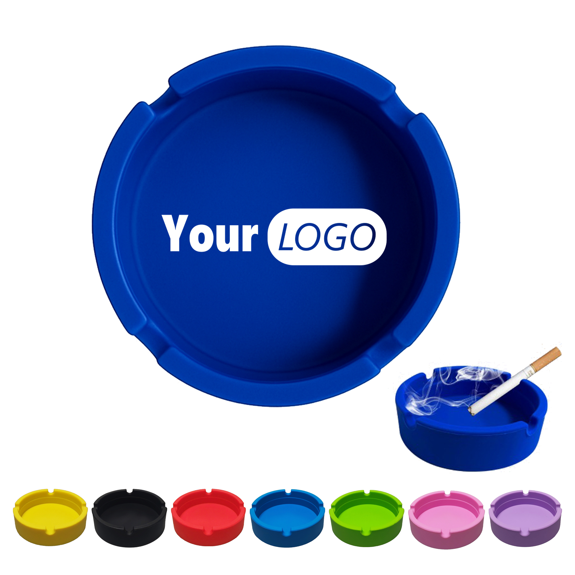 Silicone Heat-Resistant Ashtray 2