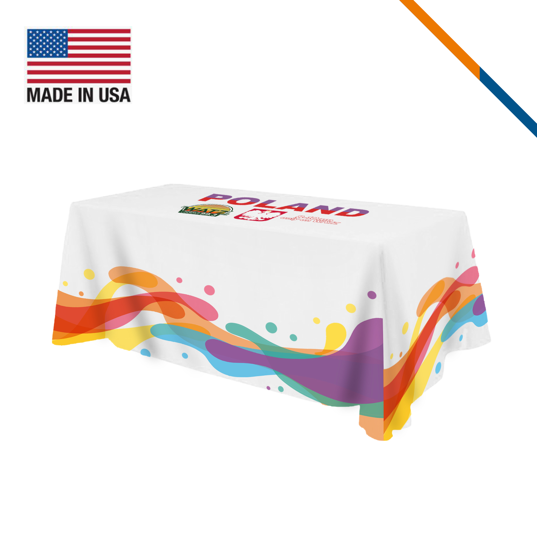 4' Sarvos Liquid Repellent Standard Table Throw 2