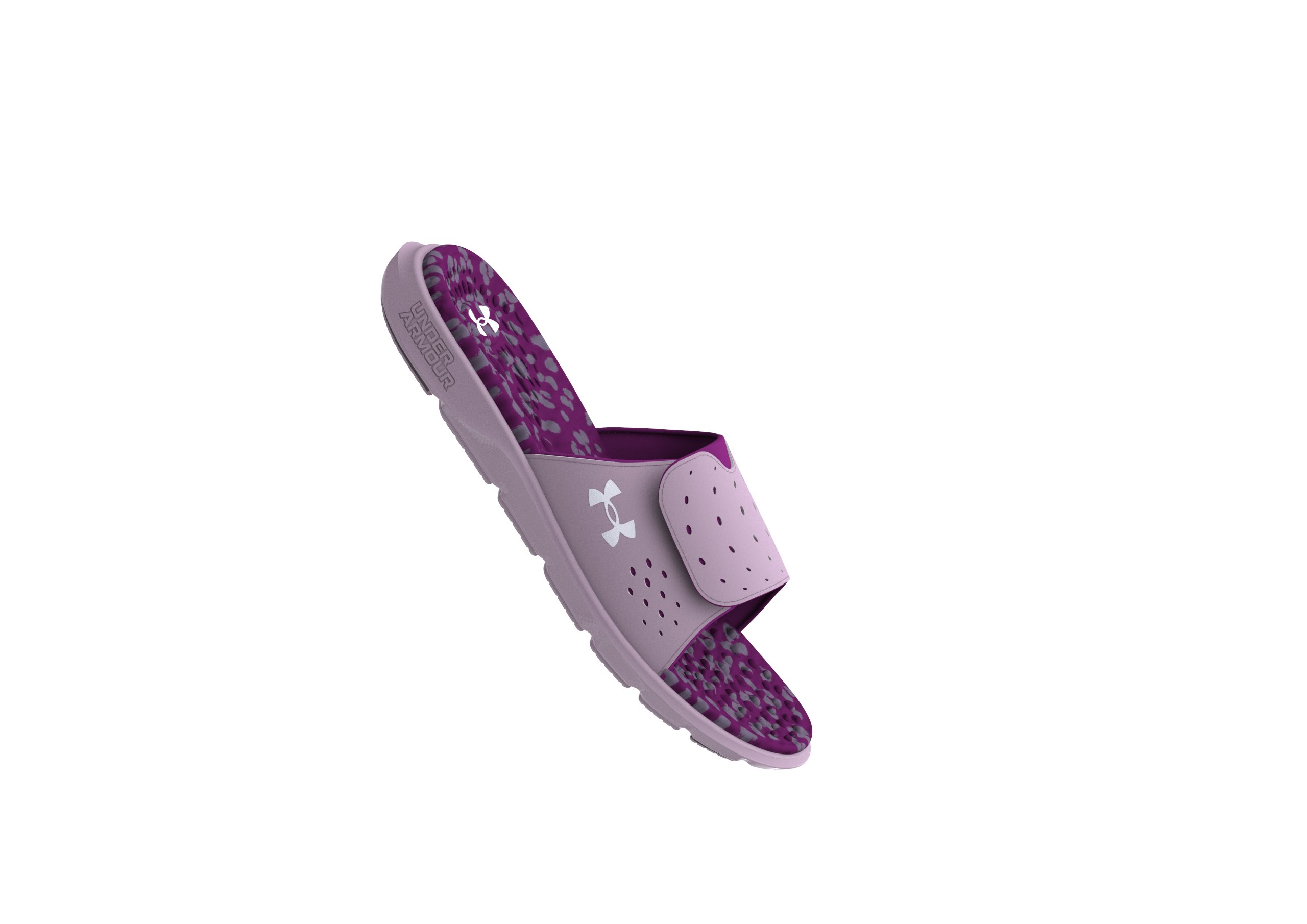 UA Ignite Pro Graphic Footbed Women's  Slides 12