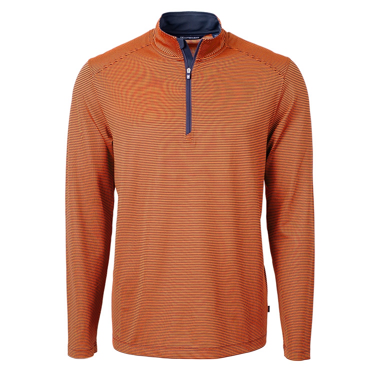 Cutter & Buck Virtue Eco Pique Recycled Quarter Zip Pullover, custom hoodie or sweatshirt with logo imprint 4