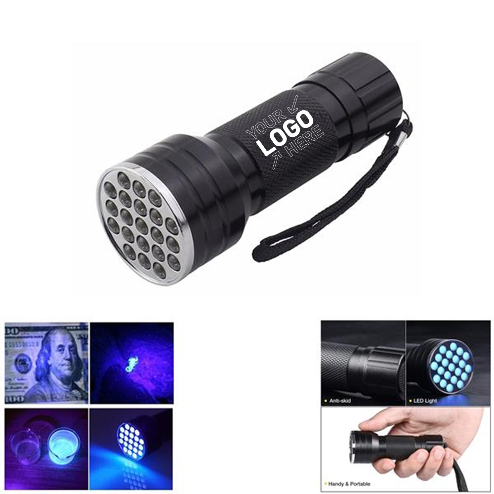 21 LEDs Mini UV Black Light Flashlight 2