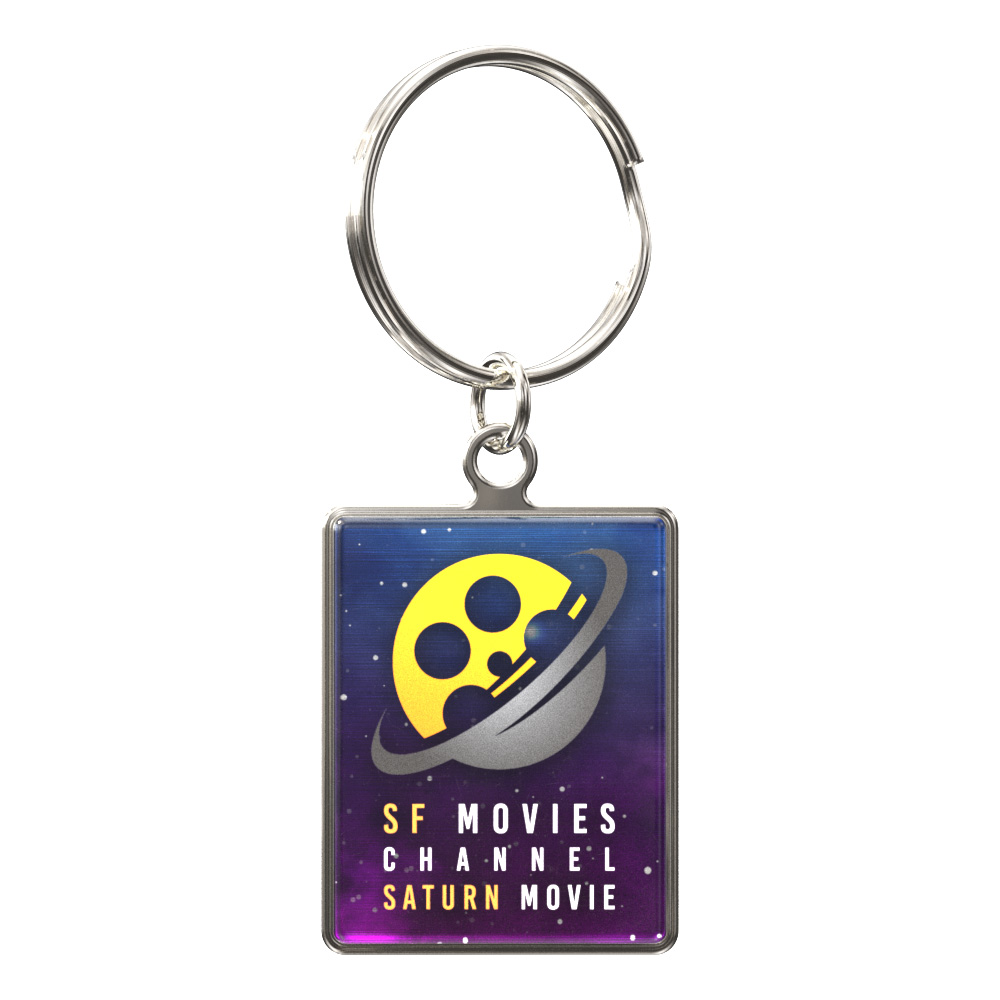 Vibraprint® Bright Rectangle Key Tag (1-1/8" x 1-1/2") 1