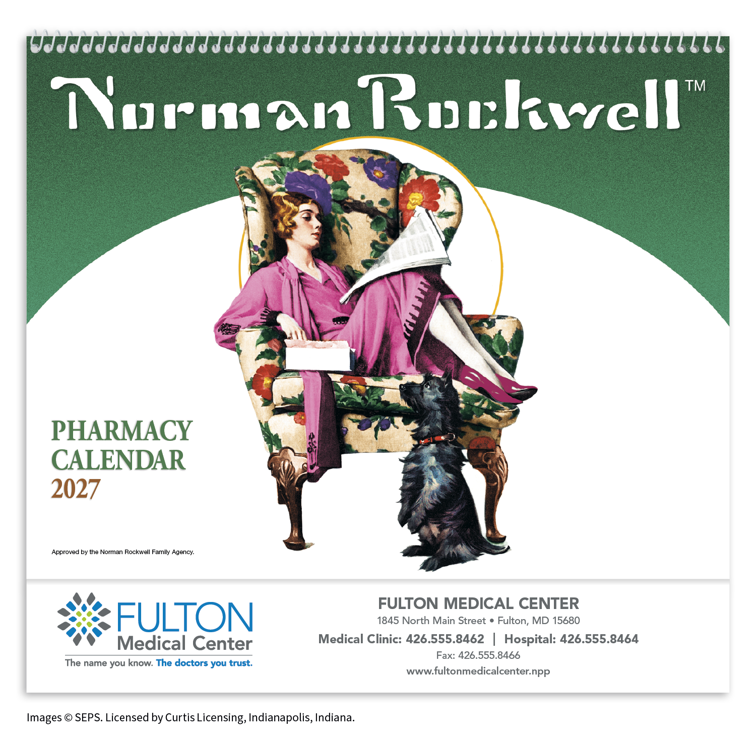 HotLine® Products Rockwell Pharmacy Special Markets Calendar 57