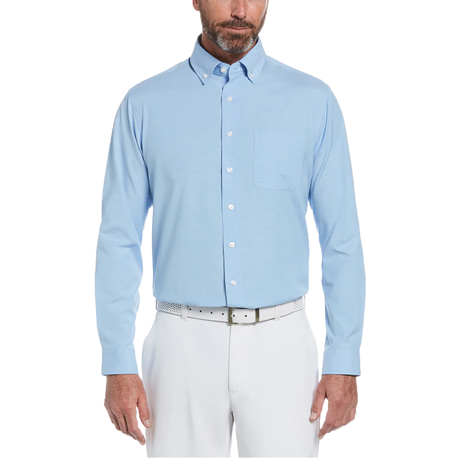 Perry Ellis Heathered Woven Shirt 7