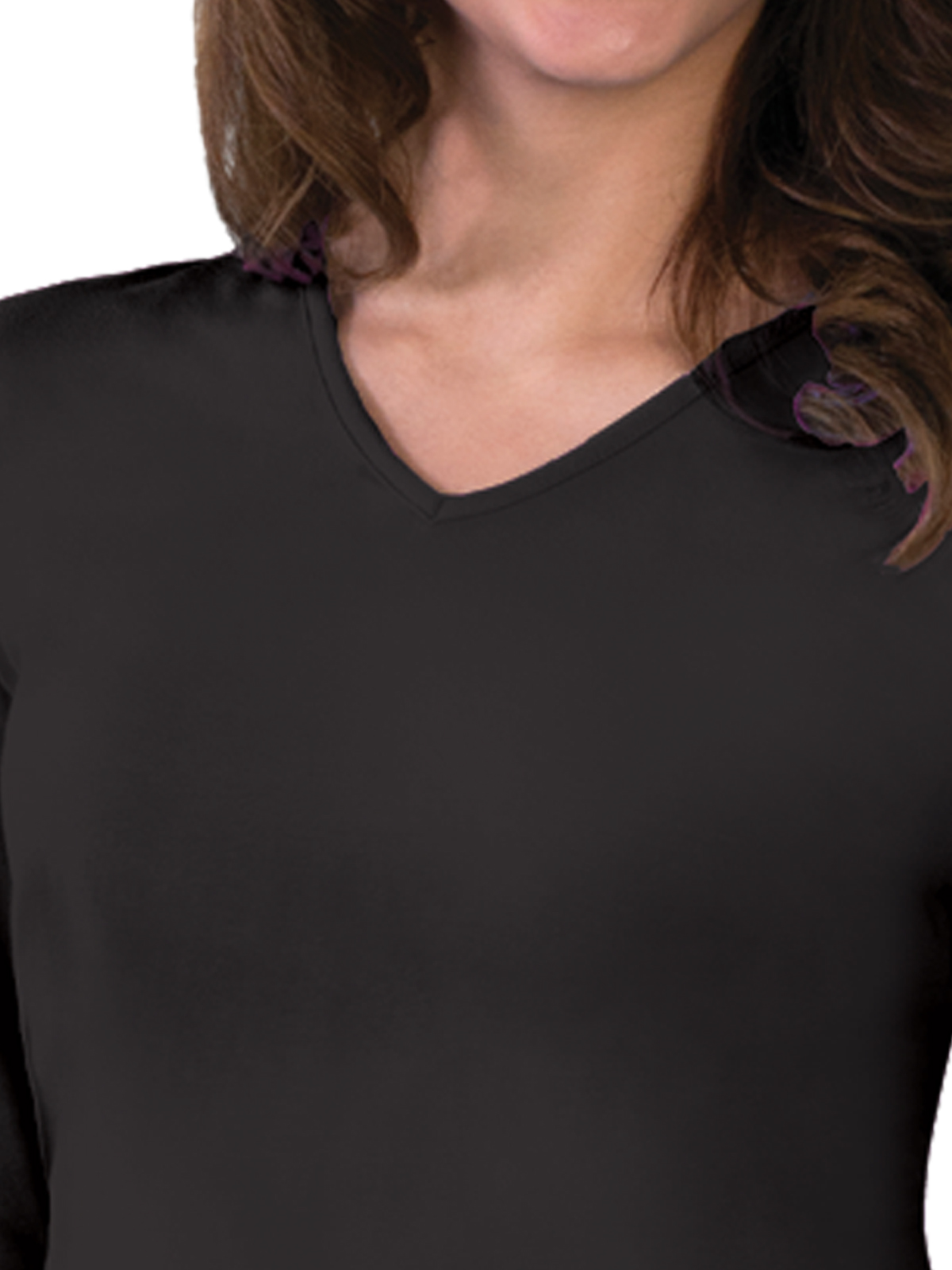 Blue Generation - Women's Pocketless 3/4-Sleeve V-Neck Tee 2