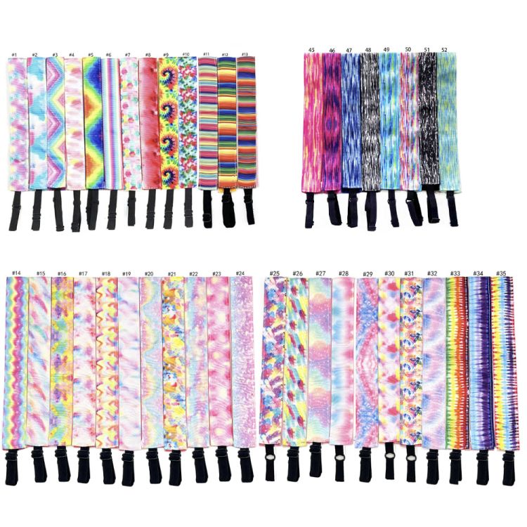 LGBT Pride Rainbow Adjustable Strechable Headband 3