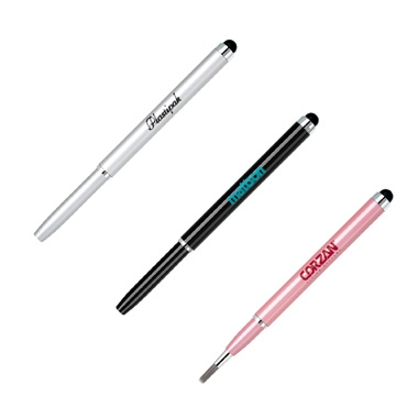 Retractable Multifunctional Stylus Brush and Soft Tip 1