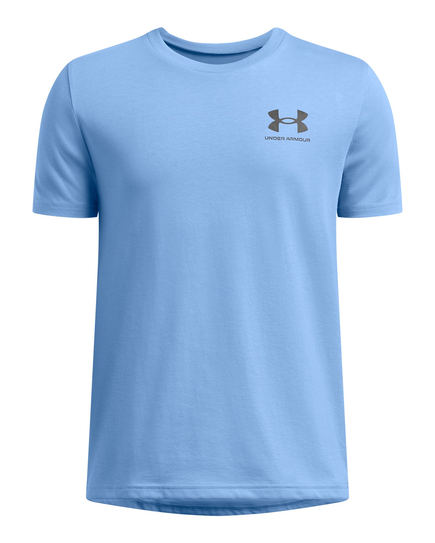 UA Left Chest Logo Boys' Short Sleeve 17