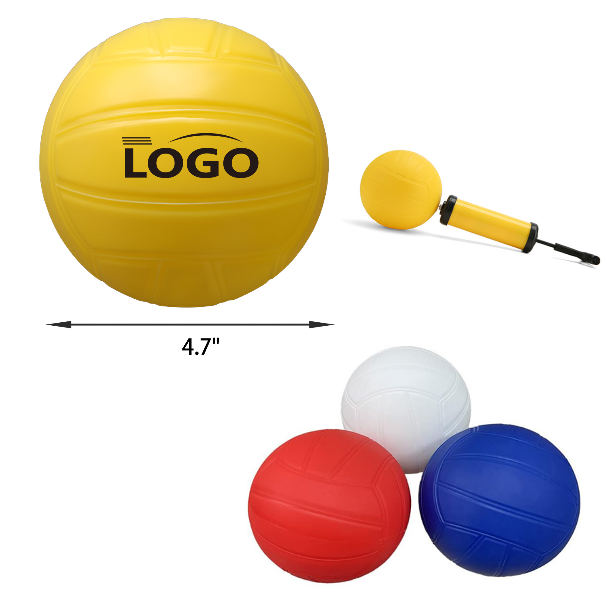 MOQ 50 PCS Versatile 4.7In Mini Volleyball 2
