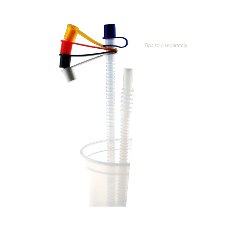 9" Corrugated Whistle Straw 1