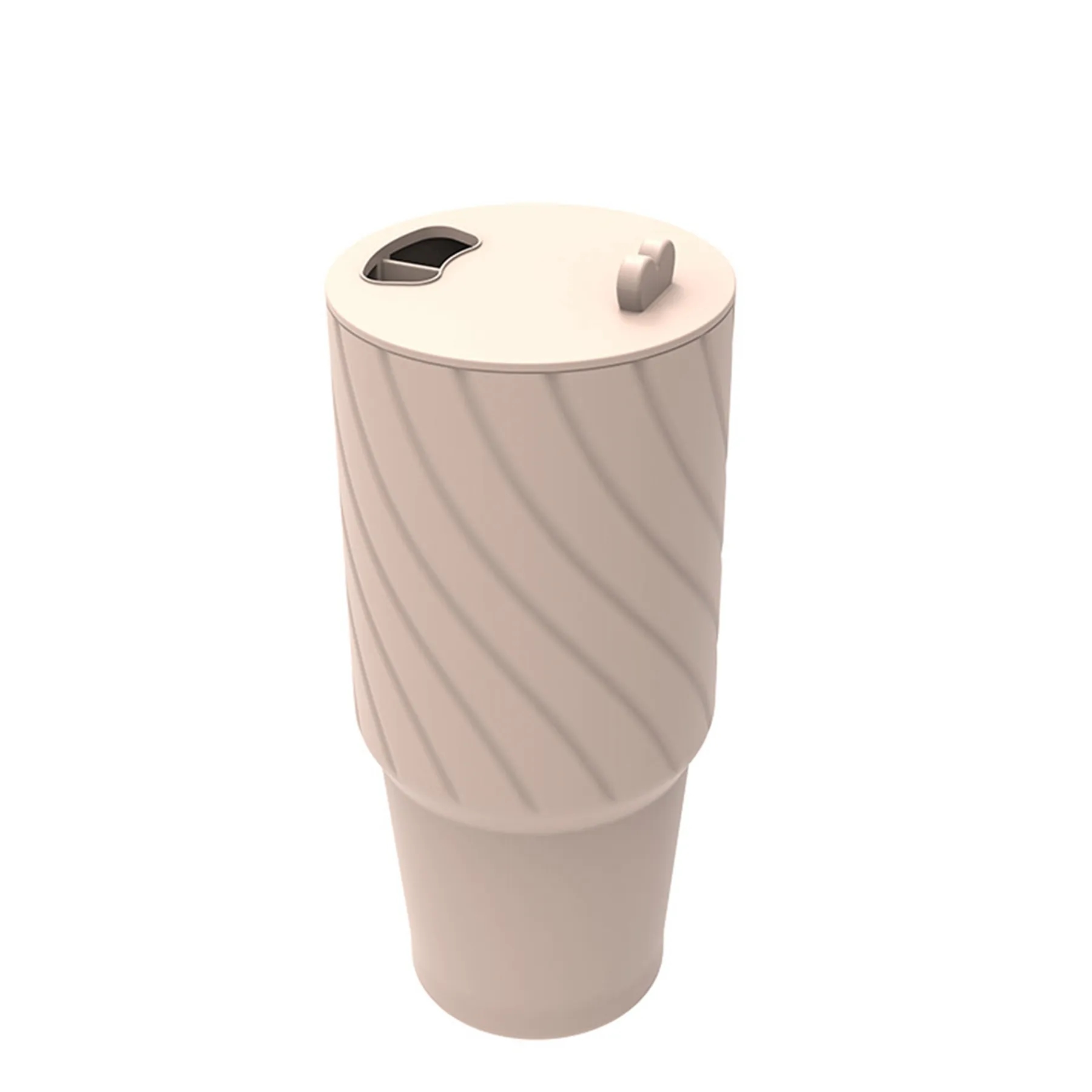 2 in 1 Silicone 40 Oz Drink Separator Cup Liner with Lid 11