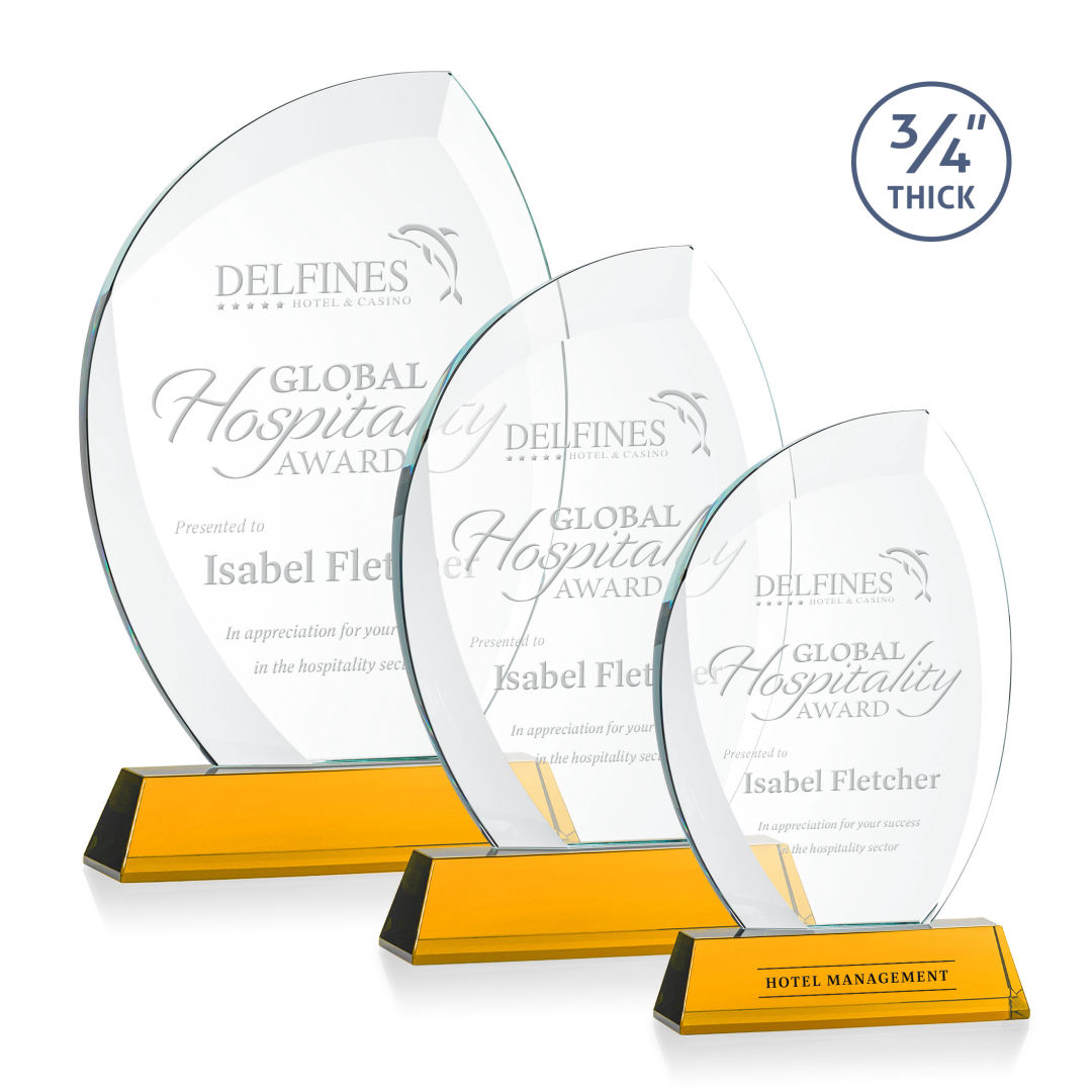 Wichita Award on Newhaven Base - Amber