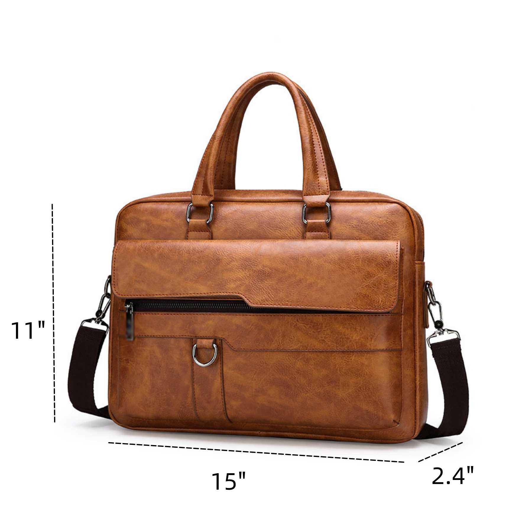 Business Leather Laptop Bag Briefcase 3