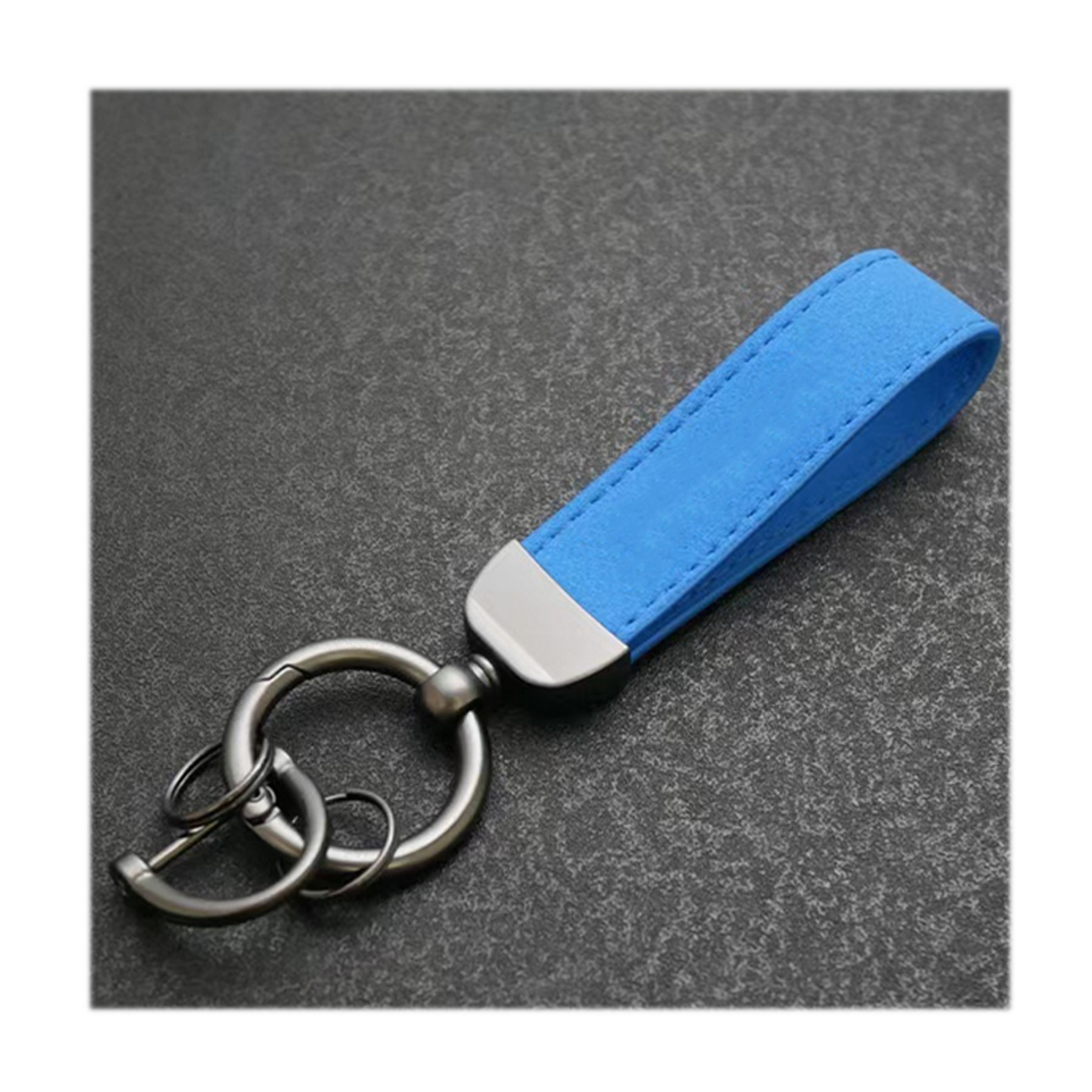 Leather Loop Car Keychain 3