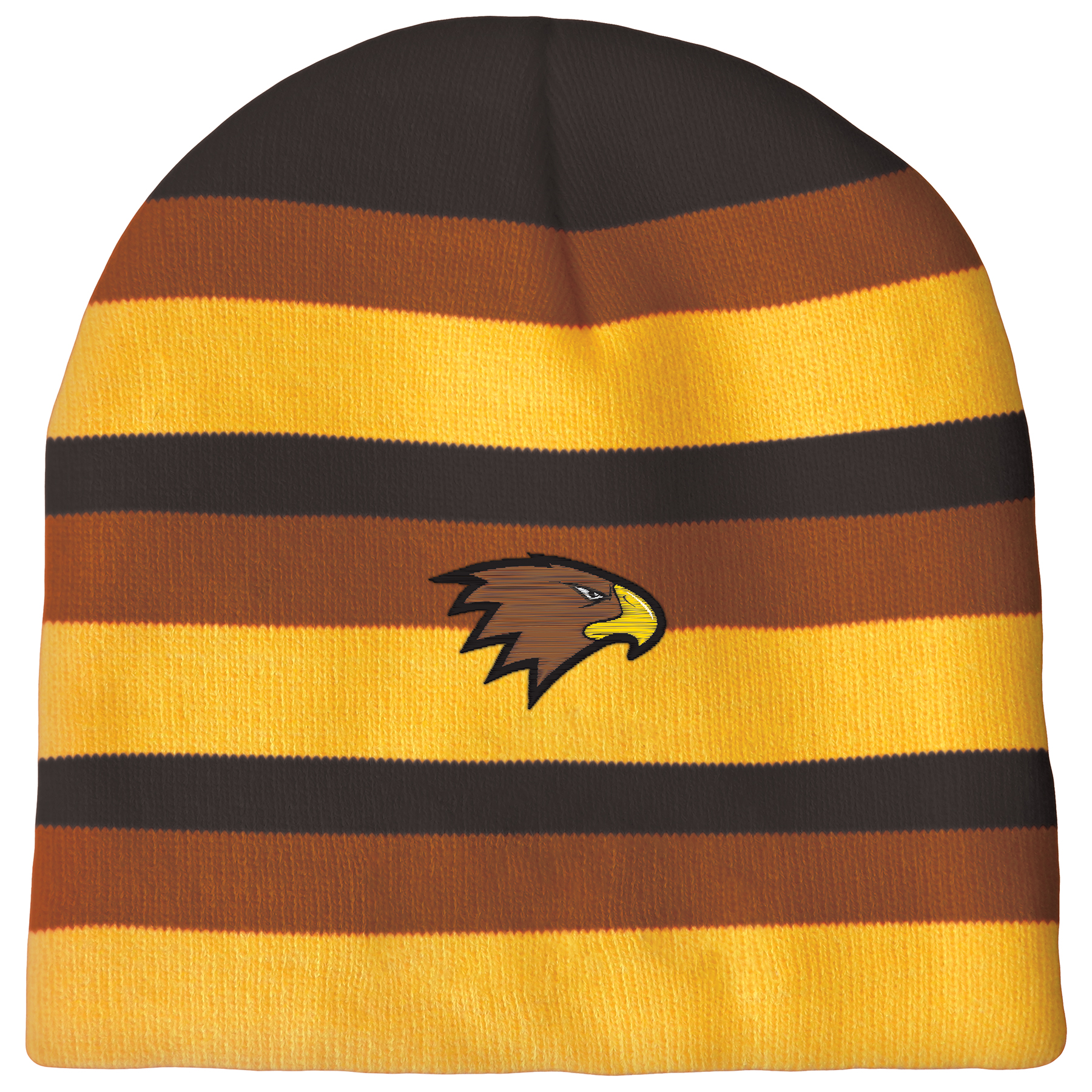 Knit Beanie with No Pom and No Cuff (Embroidery Logo) 15