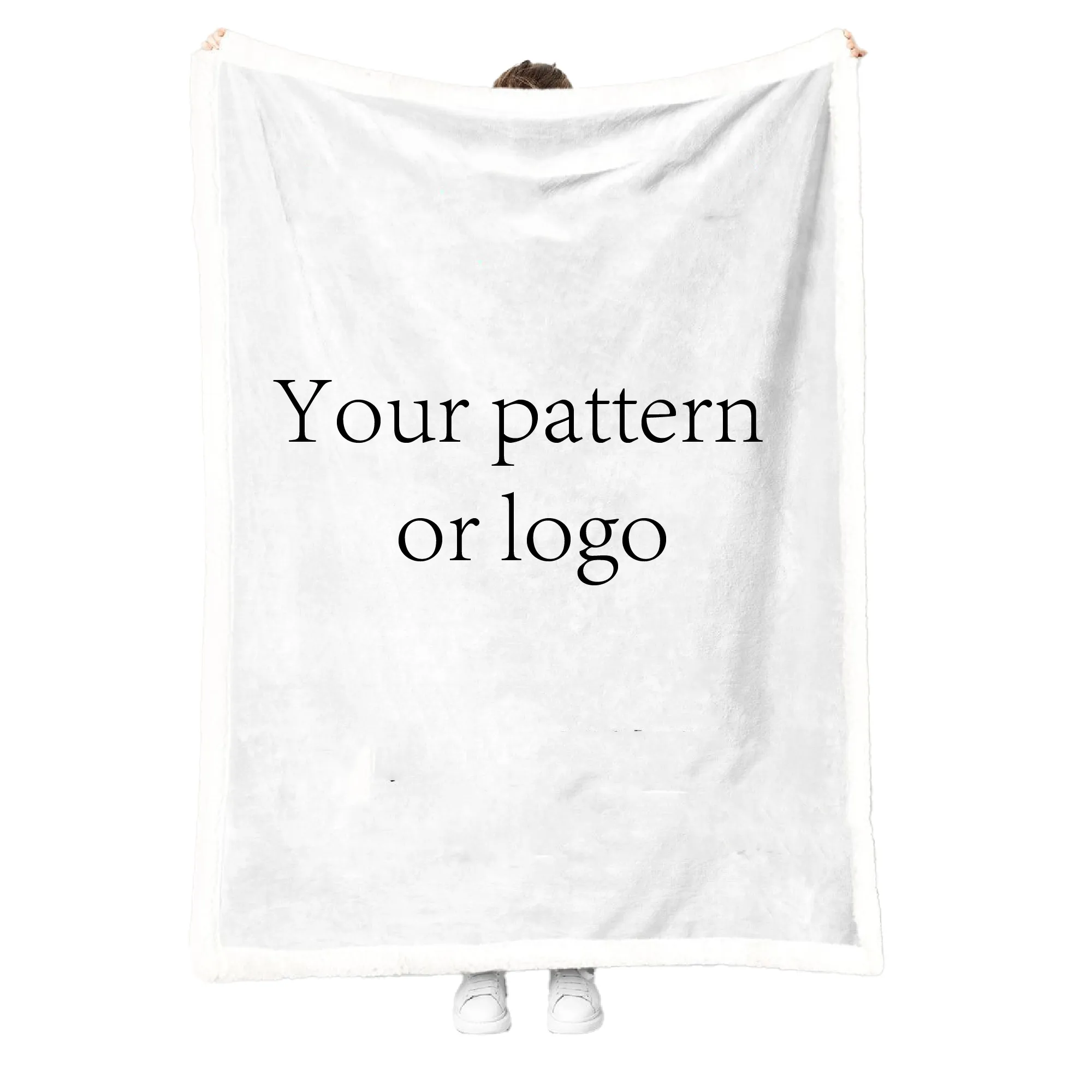 Woolen Blanket Fleece Durable Wide Use Double Thickness