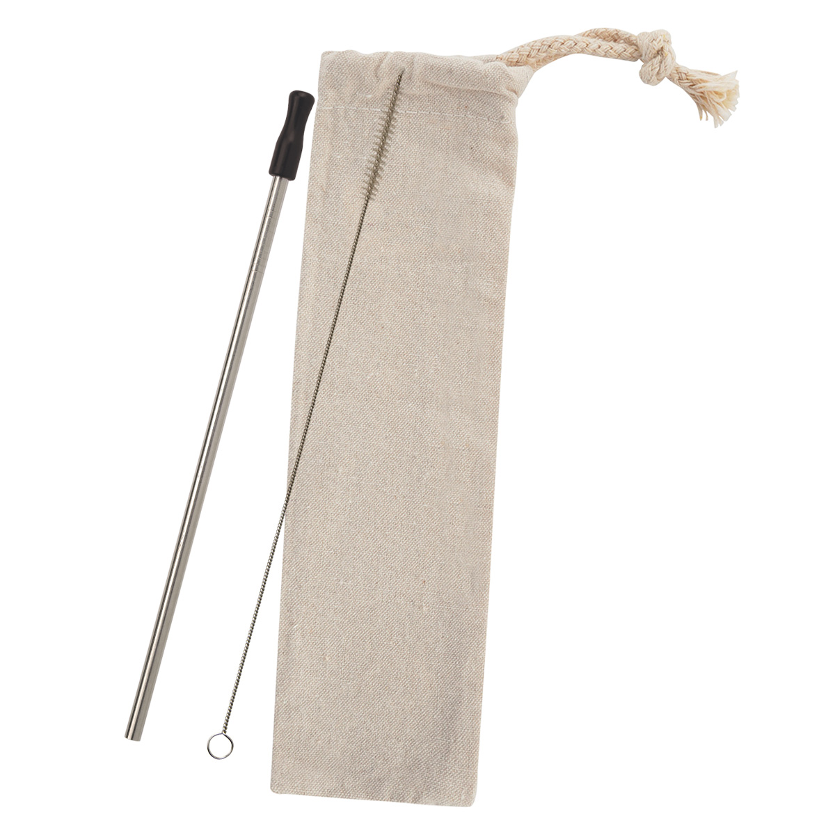 Stainless Straw Kit With Cotton Pouch 5