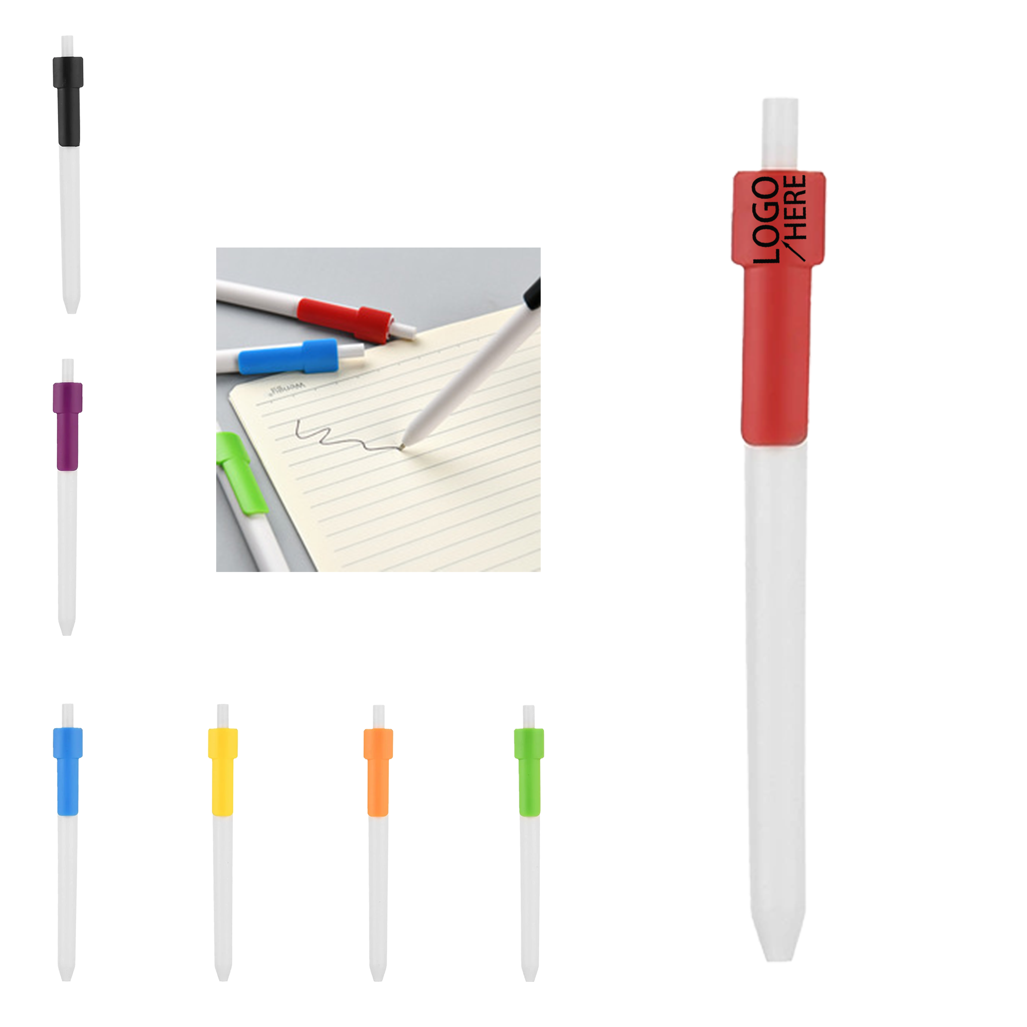Office Use Plastic Clickable Pen 1