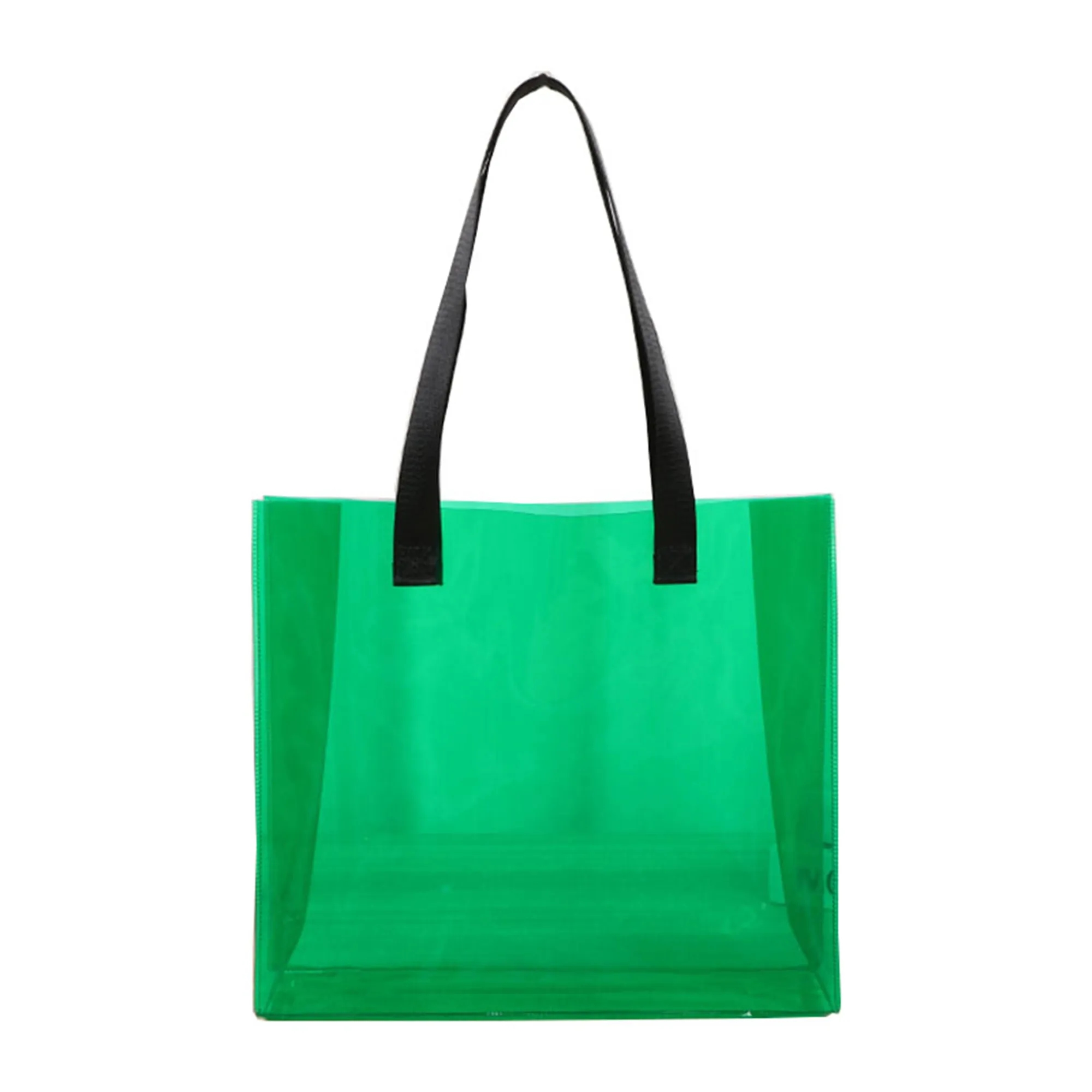 PVC Transparent Plastic Tote Bag 4