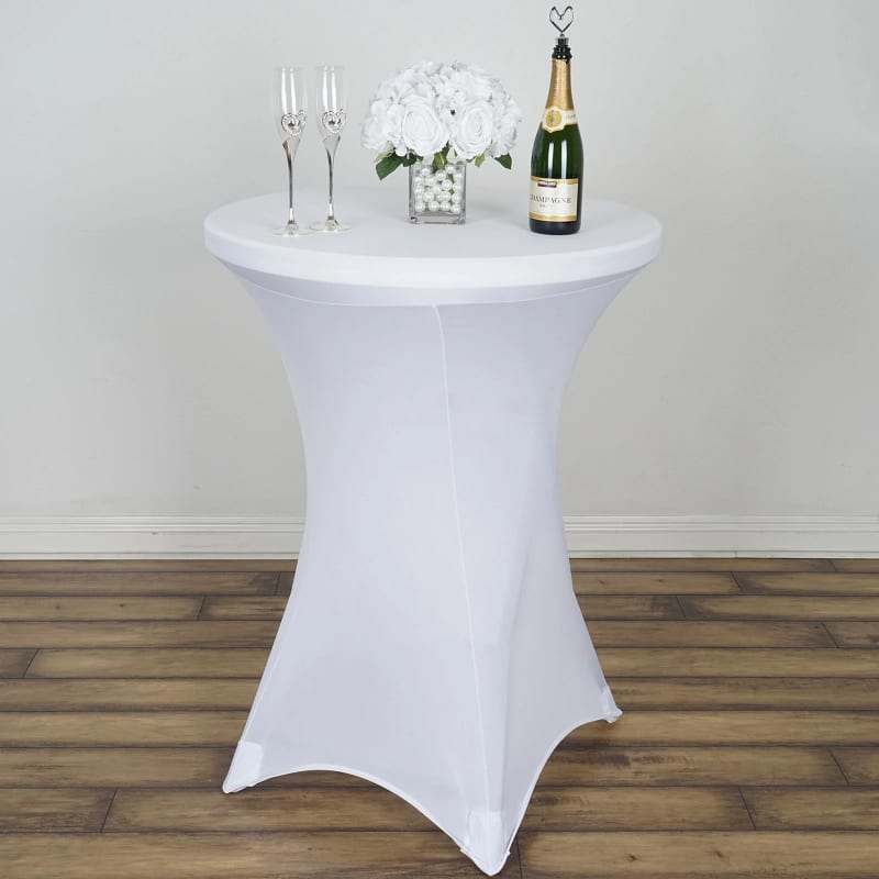3FT Stretch Spandex Round Cocktail Table Cover 2