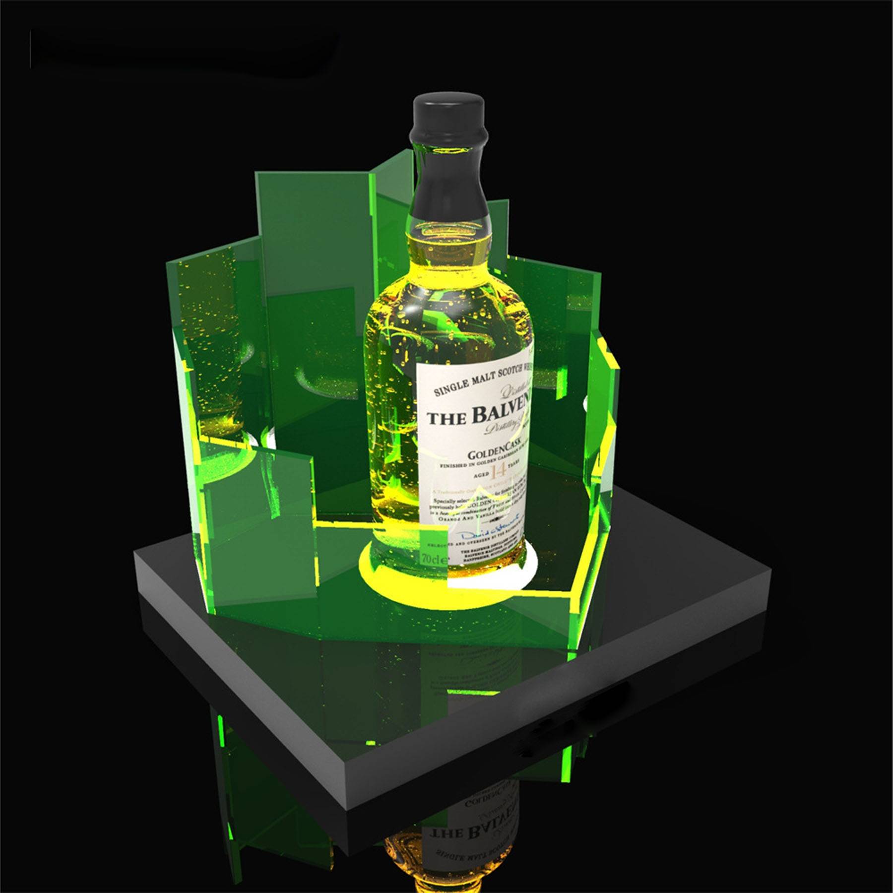 LED Lighted Liquor Bottle Display 2
